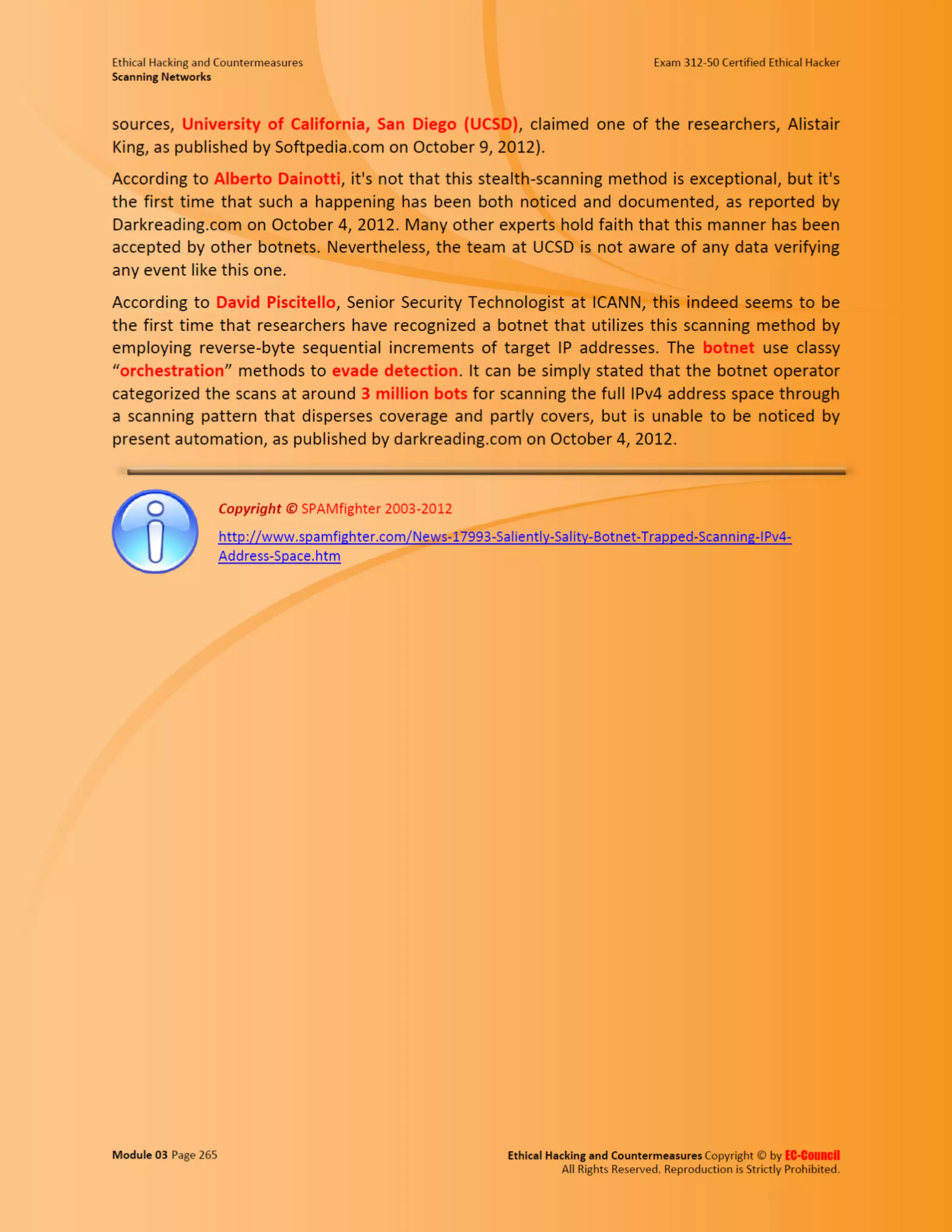 Cehv8 - Module 03: Scanning Networks