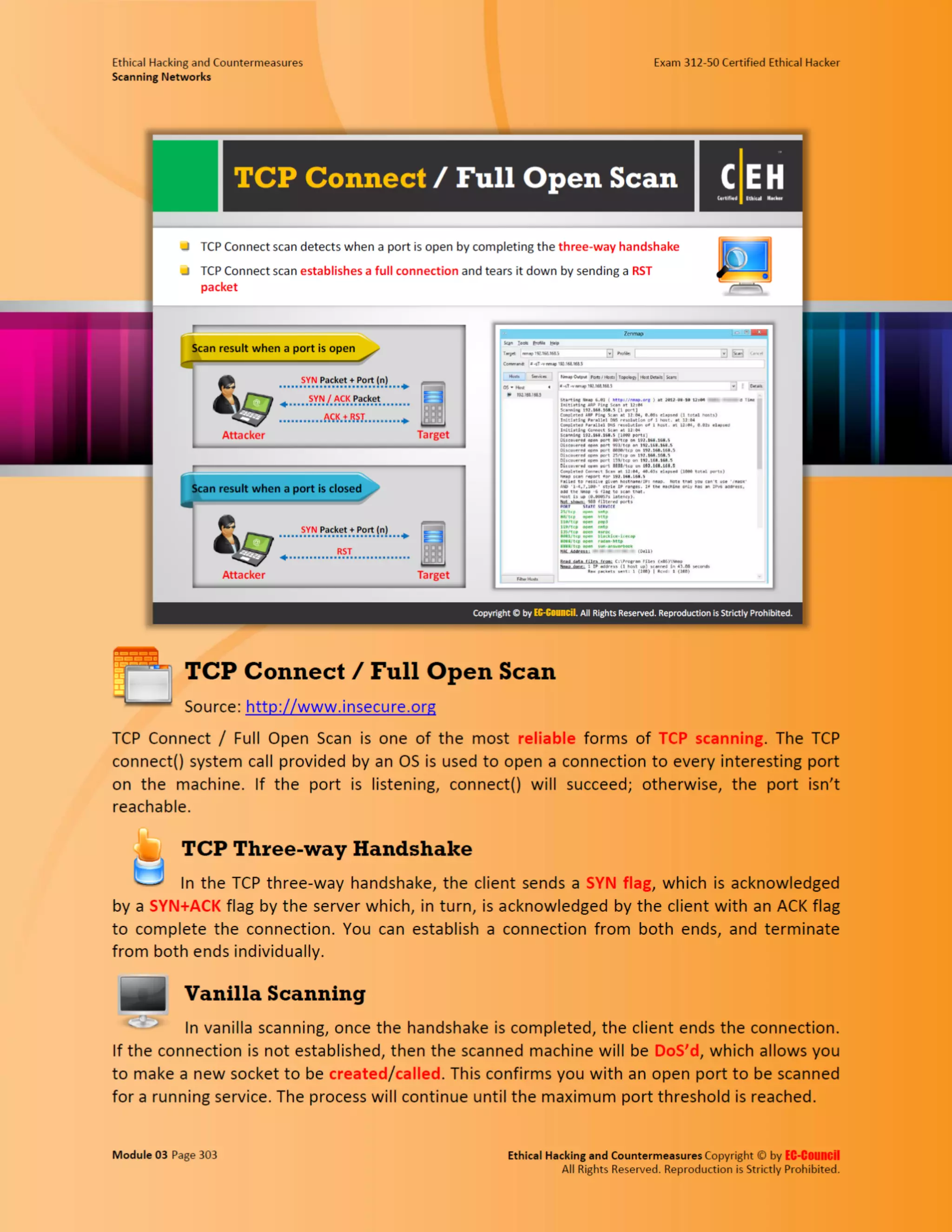 Cehv8 - Module 03: Scanning Networks