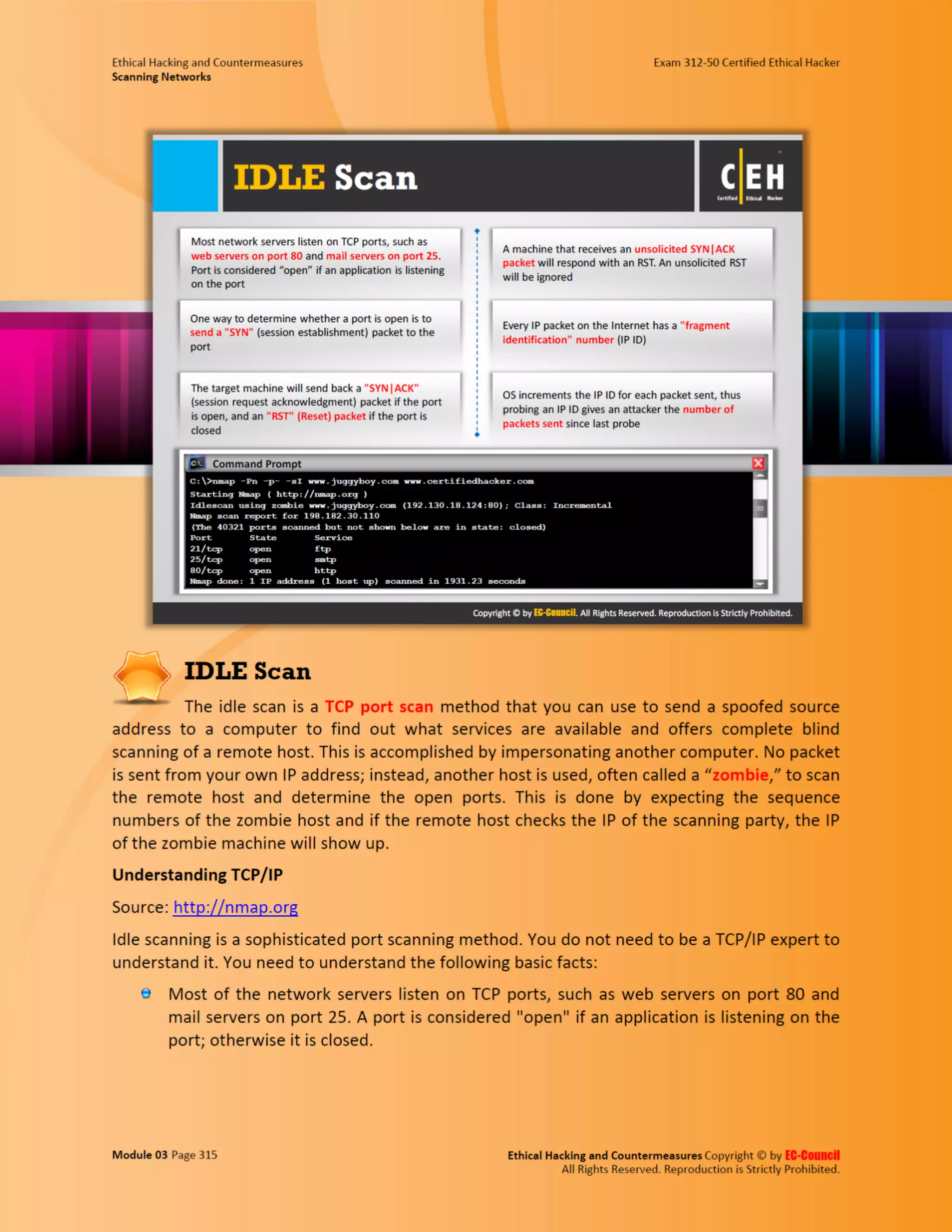 Cehv8 - Module 03: Scanning Networks