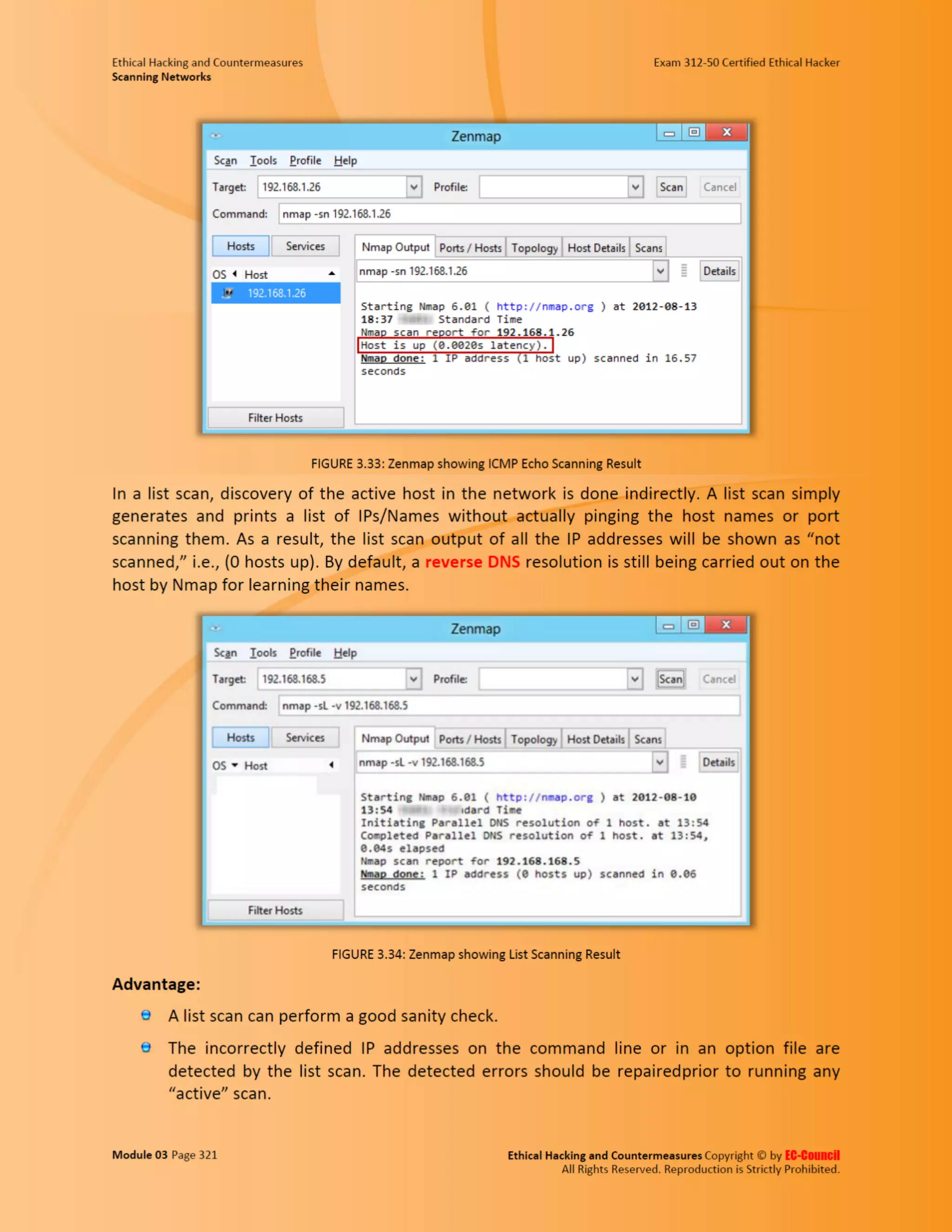 Cehv8 - Module 03: Scanning Networks