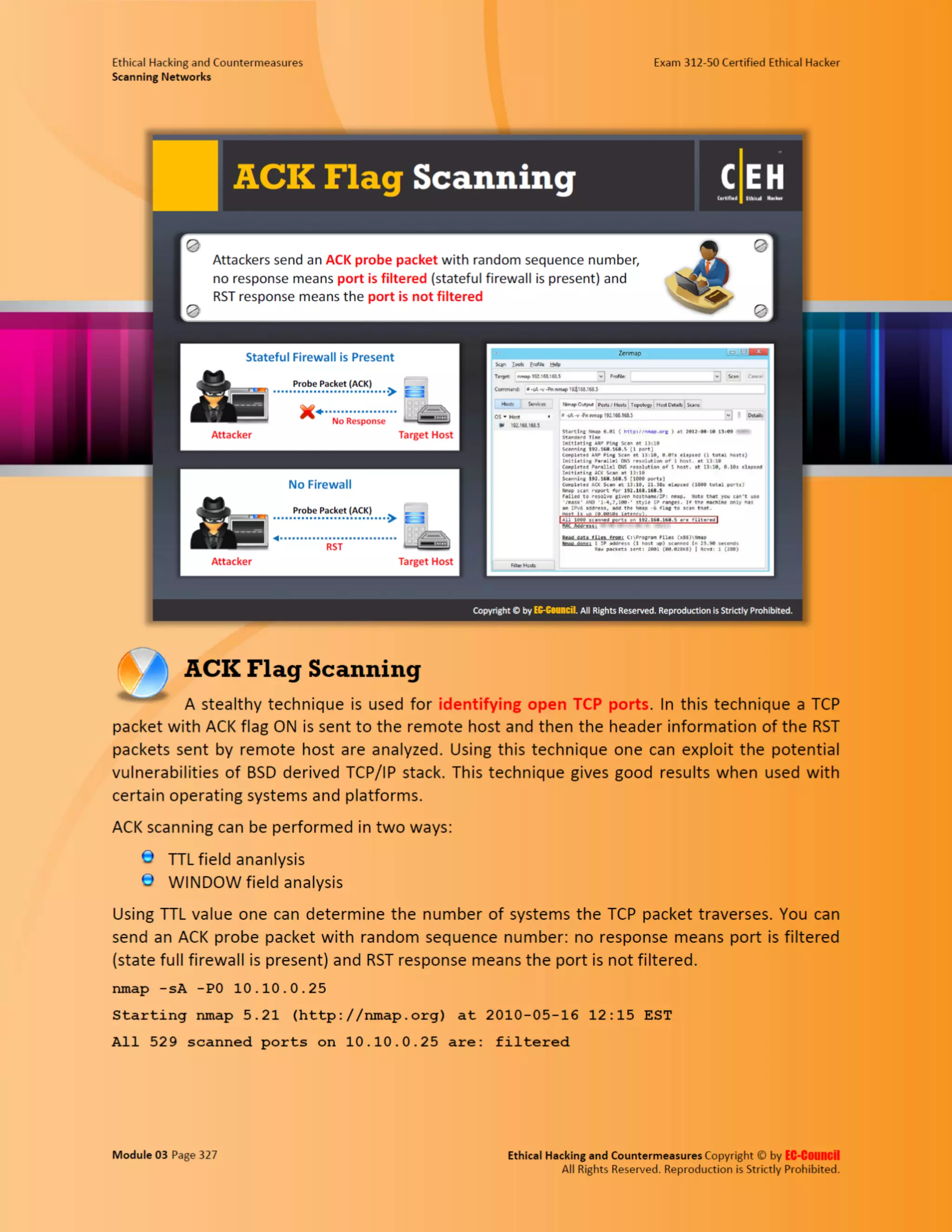 Cehv8 - Module 03: Scanning Networks