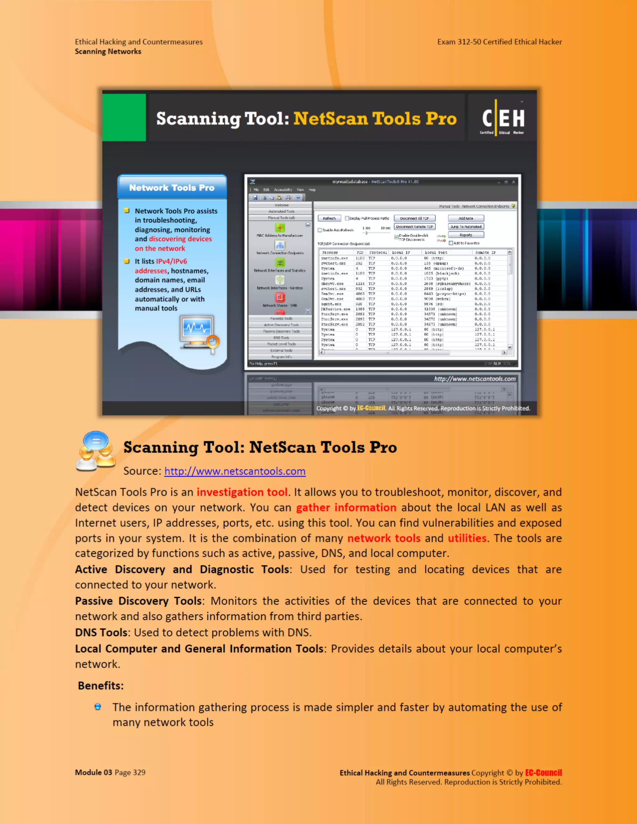 Cehv8 - Module 03: Scanning Networks