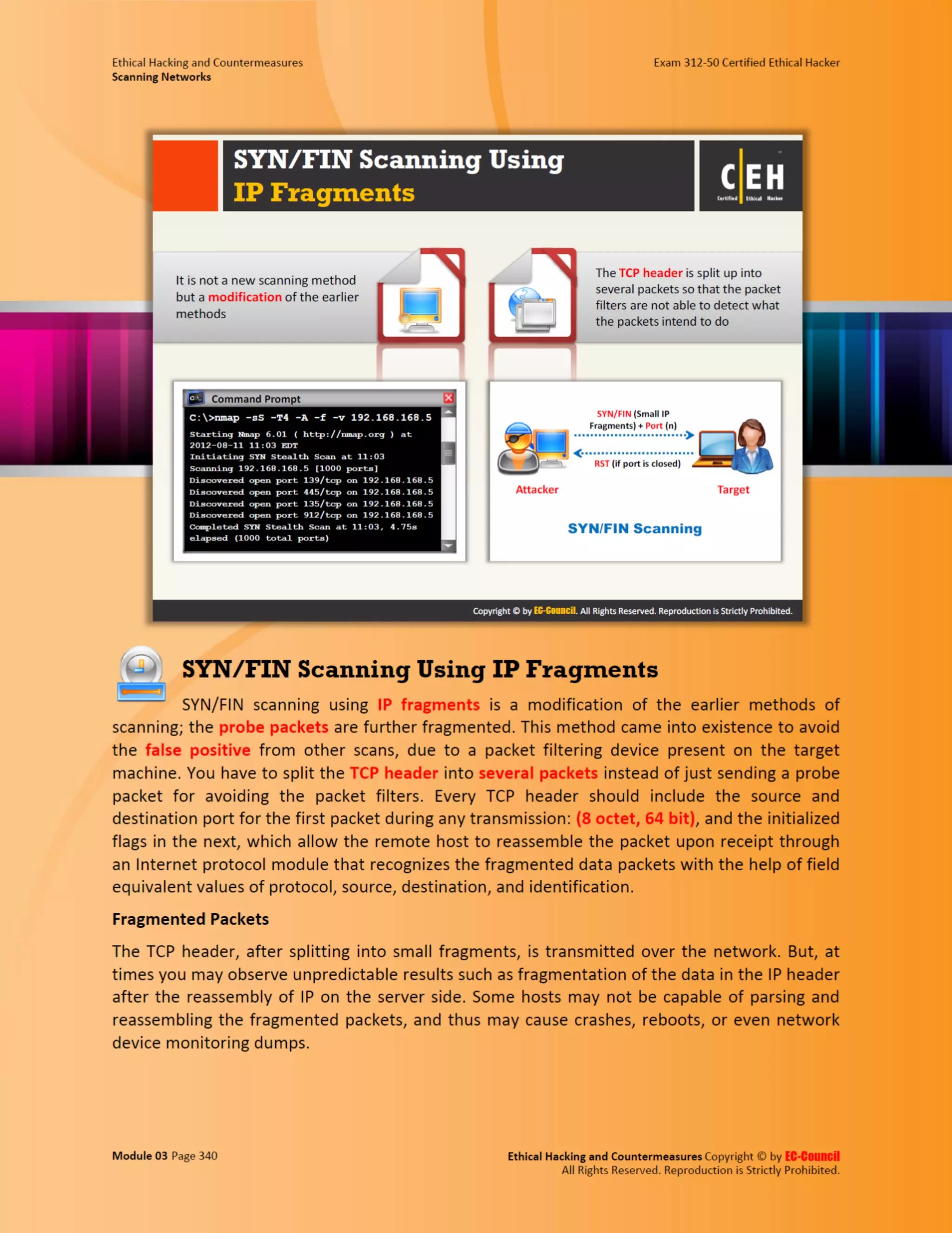 Cehv8 - Module 03: Scanning Networks
