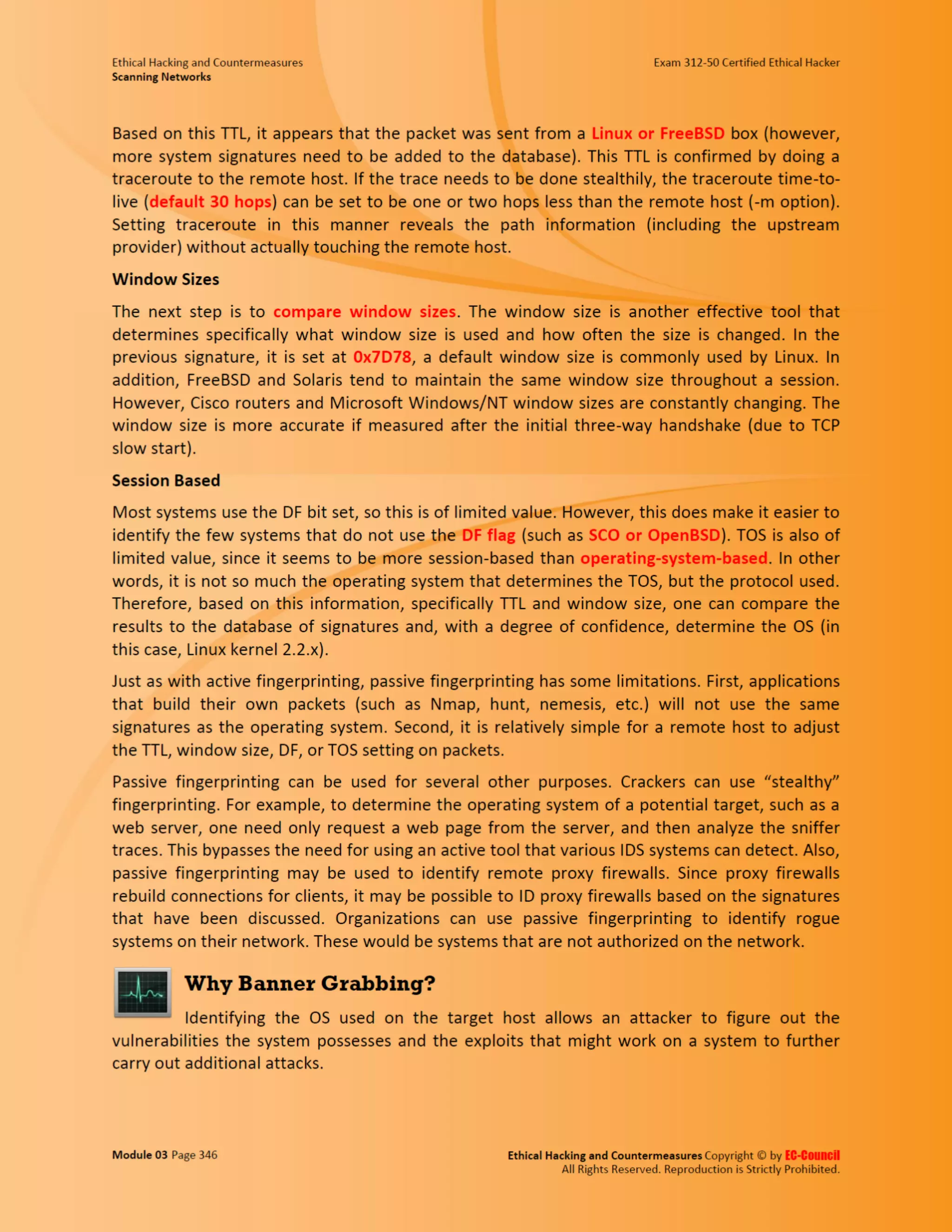 Cehv8 - Module 03: Scanning Networks