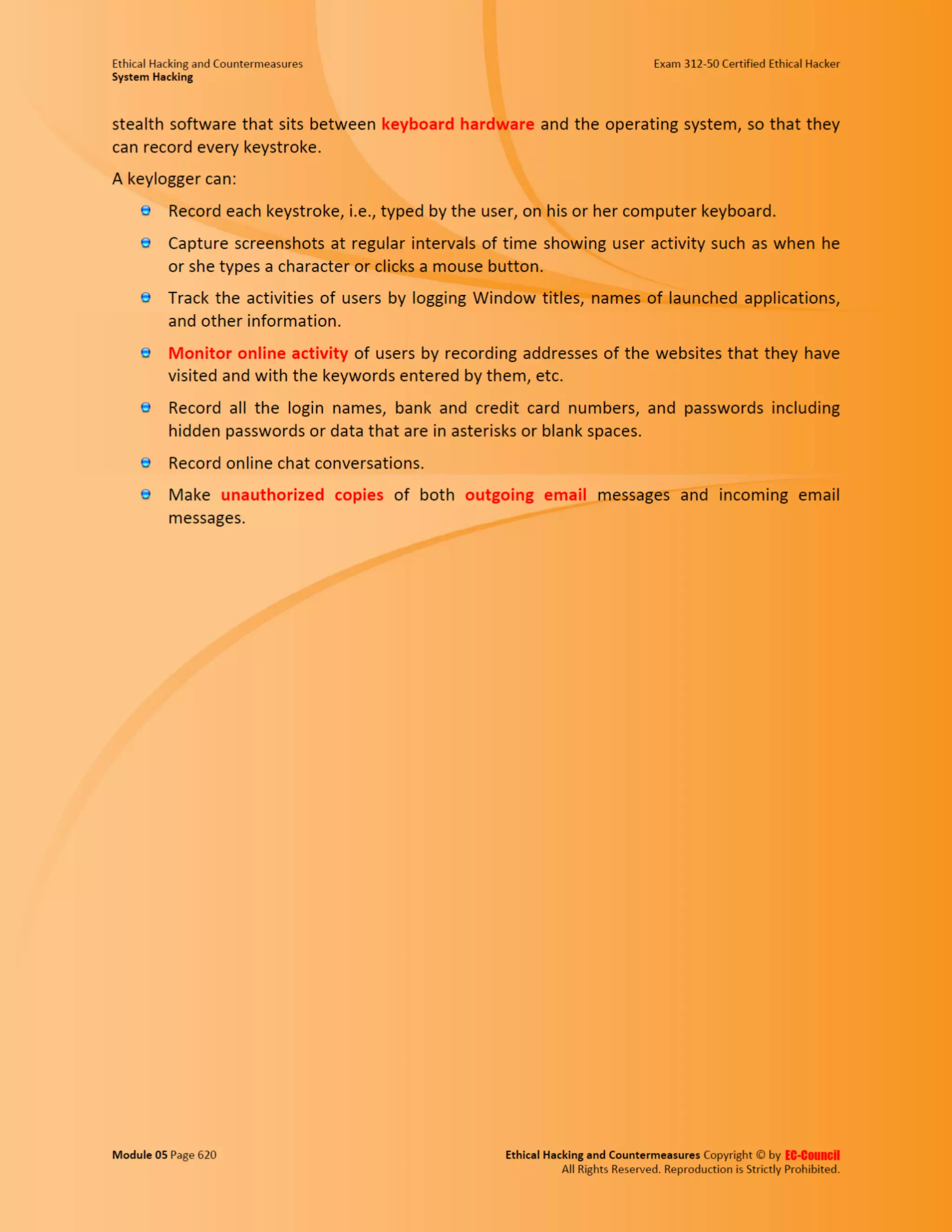 Cehv8 - Module 05: System Hacking