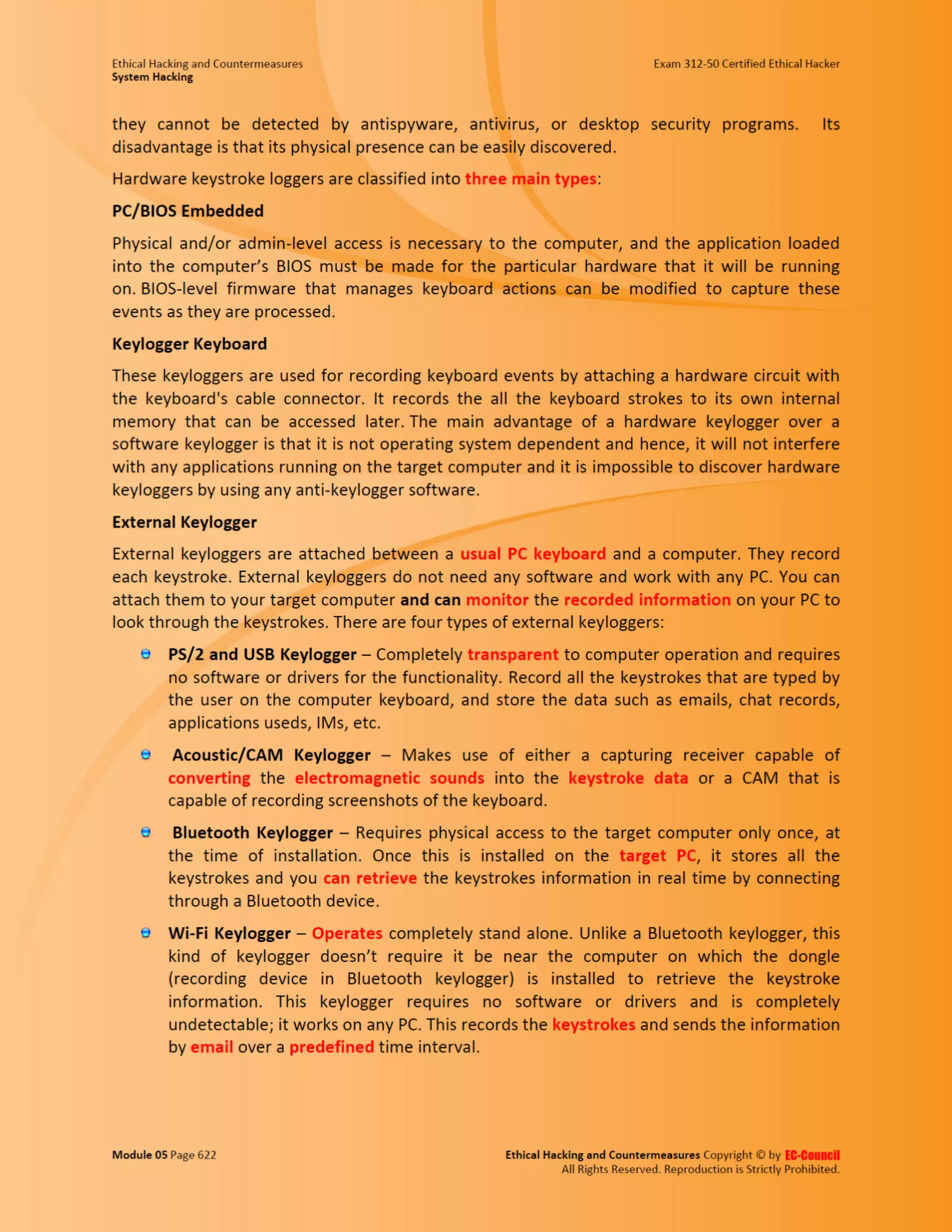 Cehv8 - Module 05: System Hacking