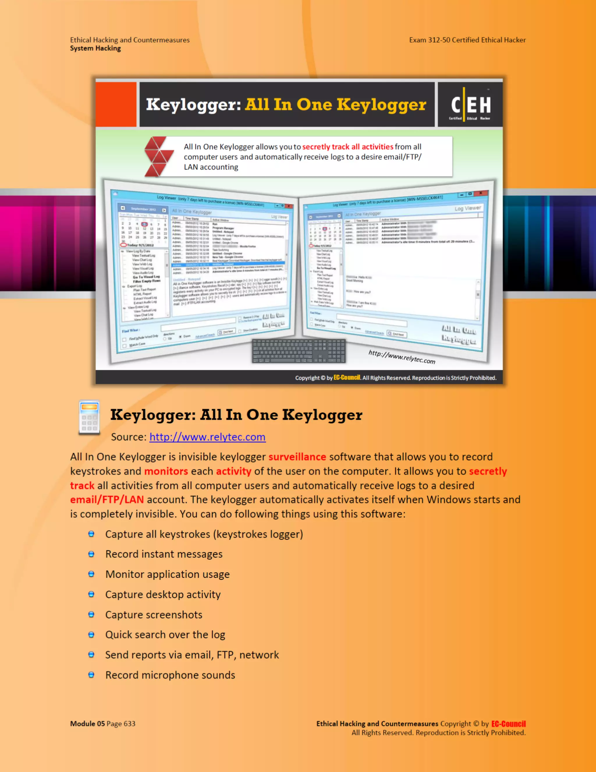 Cehv8 - Module 05: System Hacking