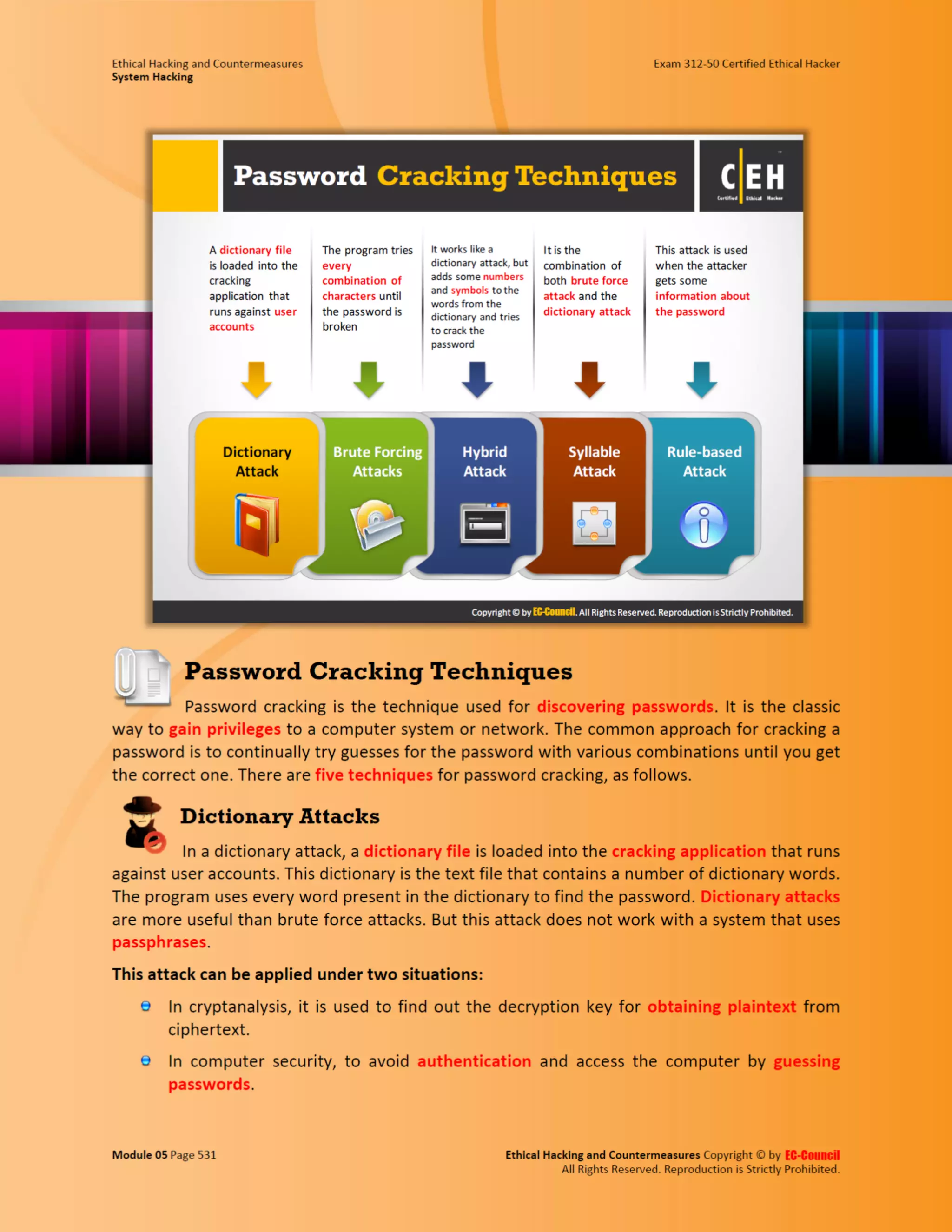 Cehv8 - Module 05: System Hacking