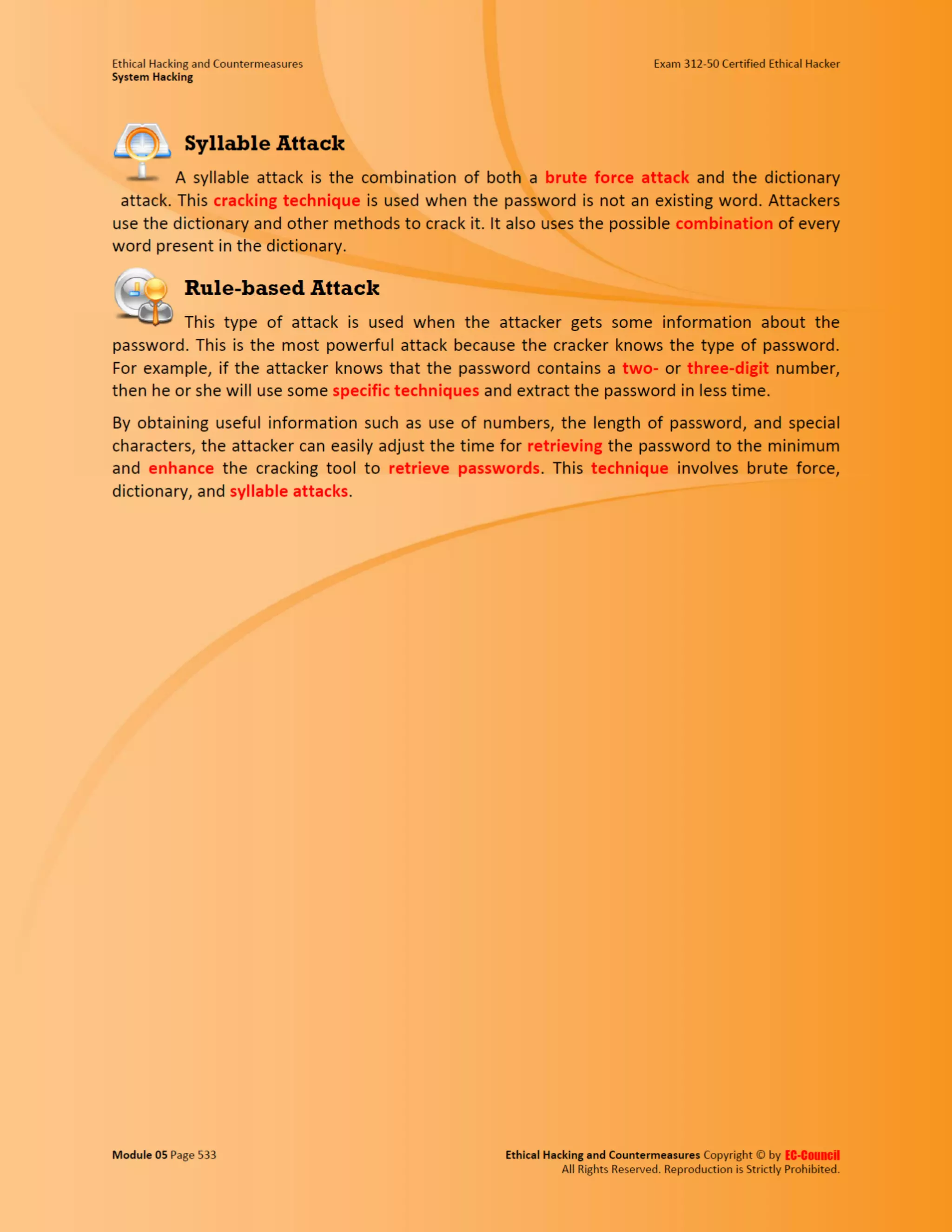 Cehv8 - Module 05: System Hacking