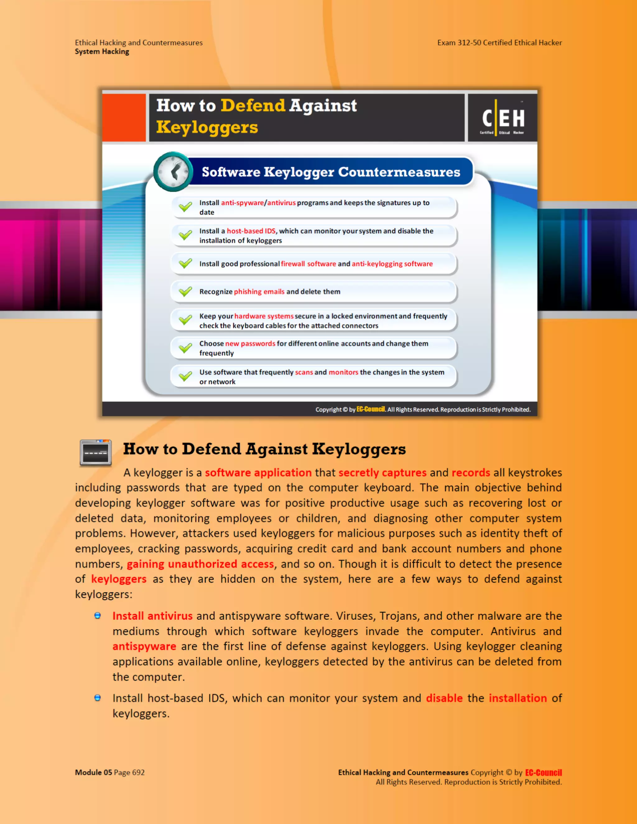 Cehv8 - Module 05: System Hacking