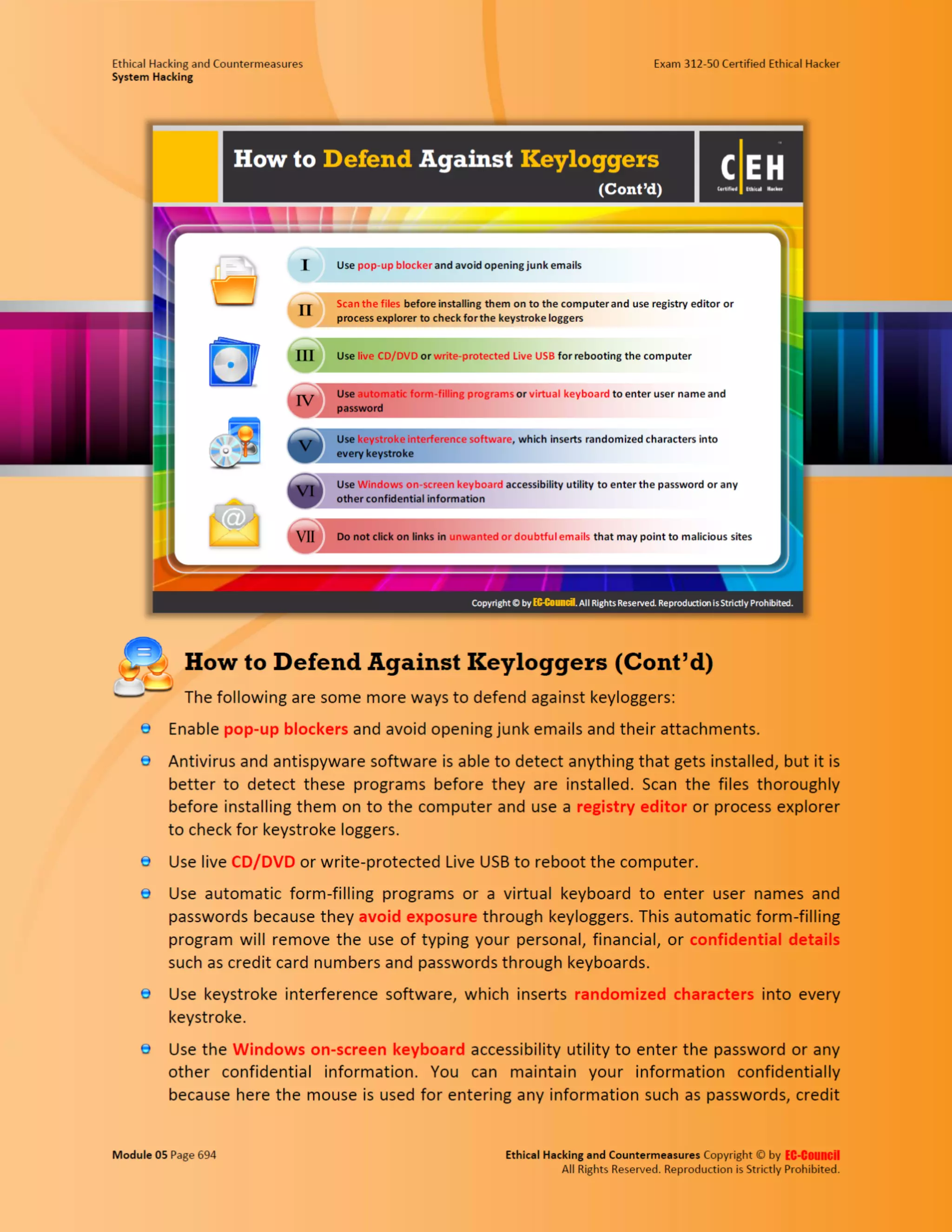 Cehv8 - Module 05: System Hacking