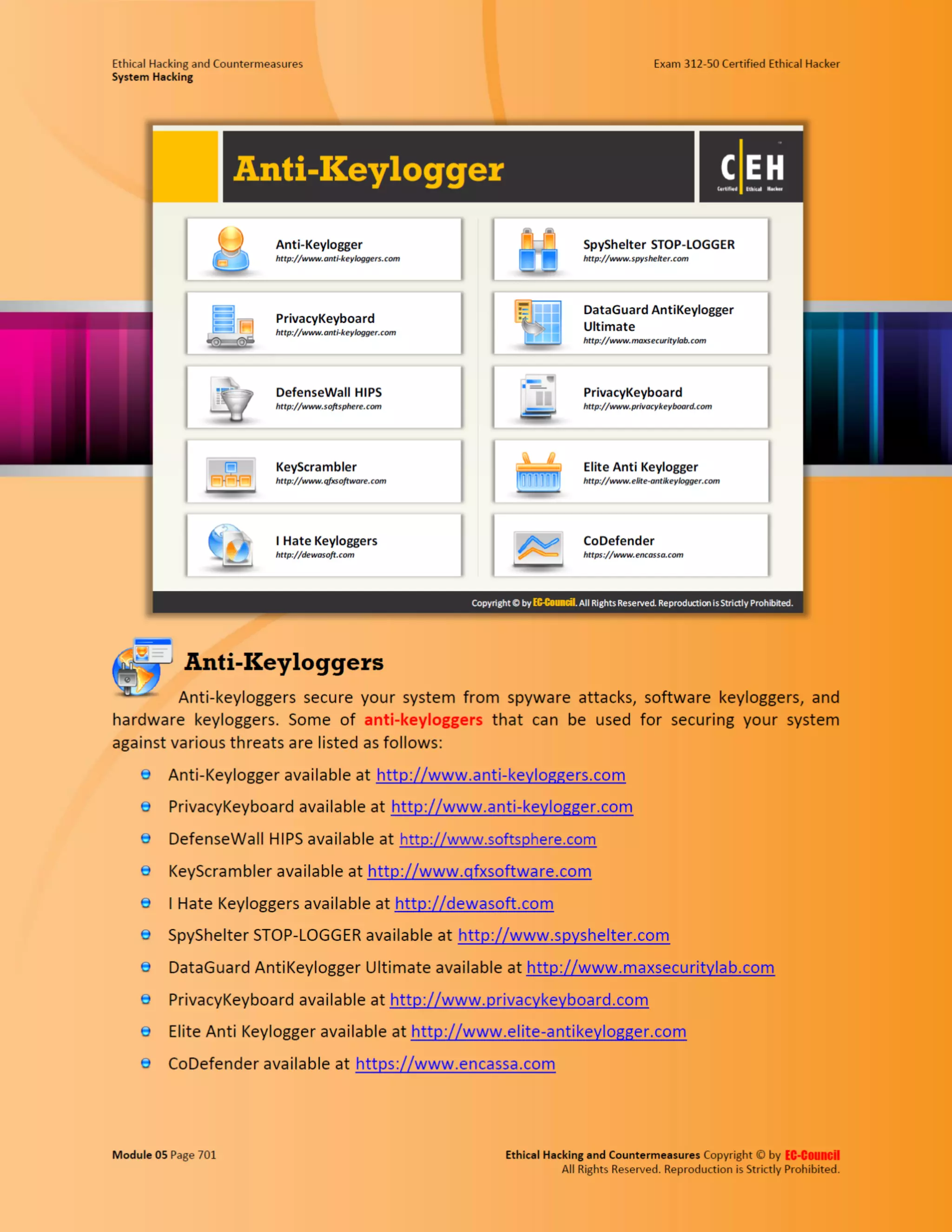 Cehv8 - Module 05: System Hacking