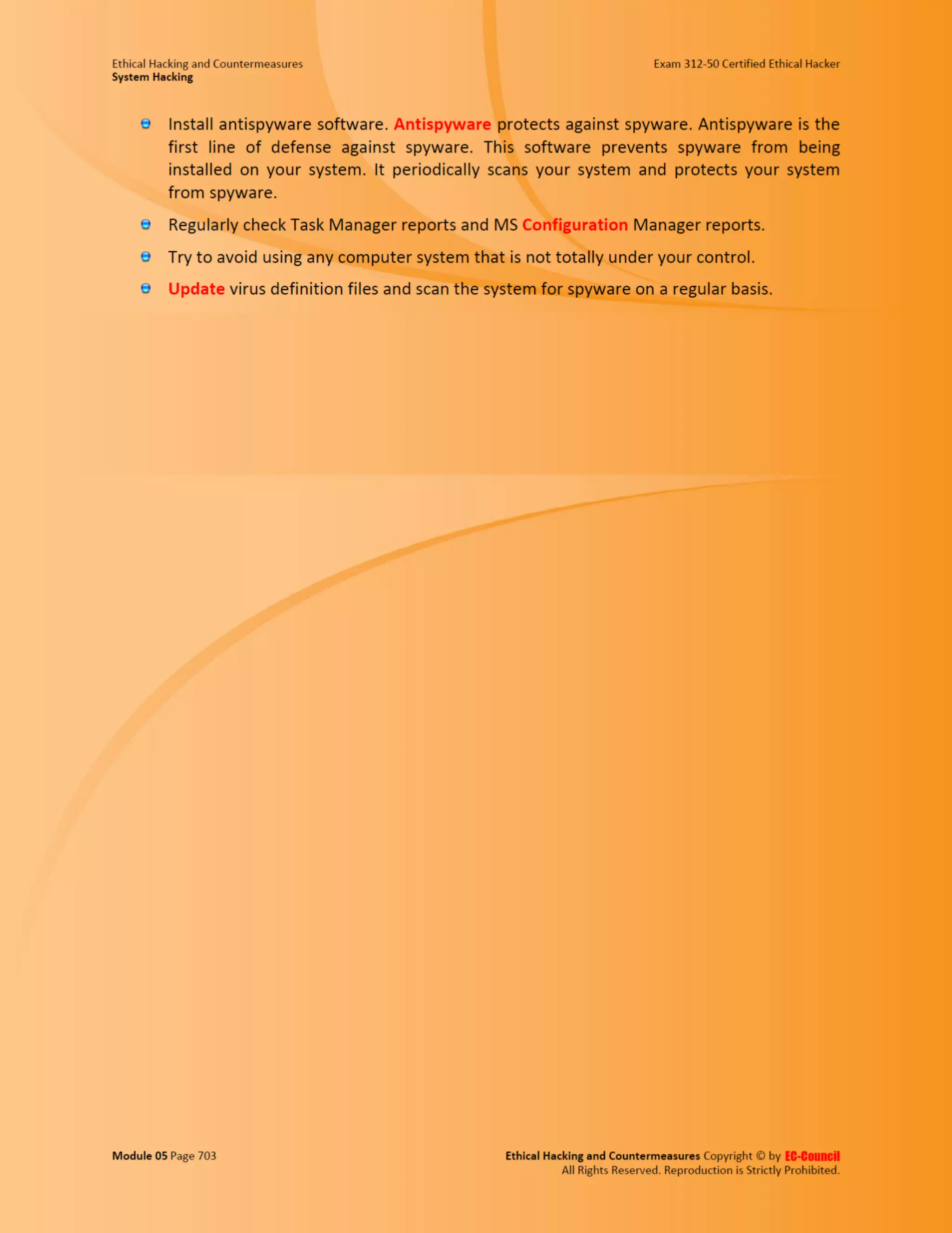 Cehv8 - Module 05: System Hacking