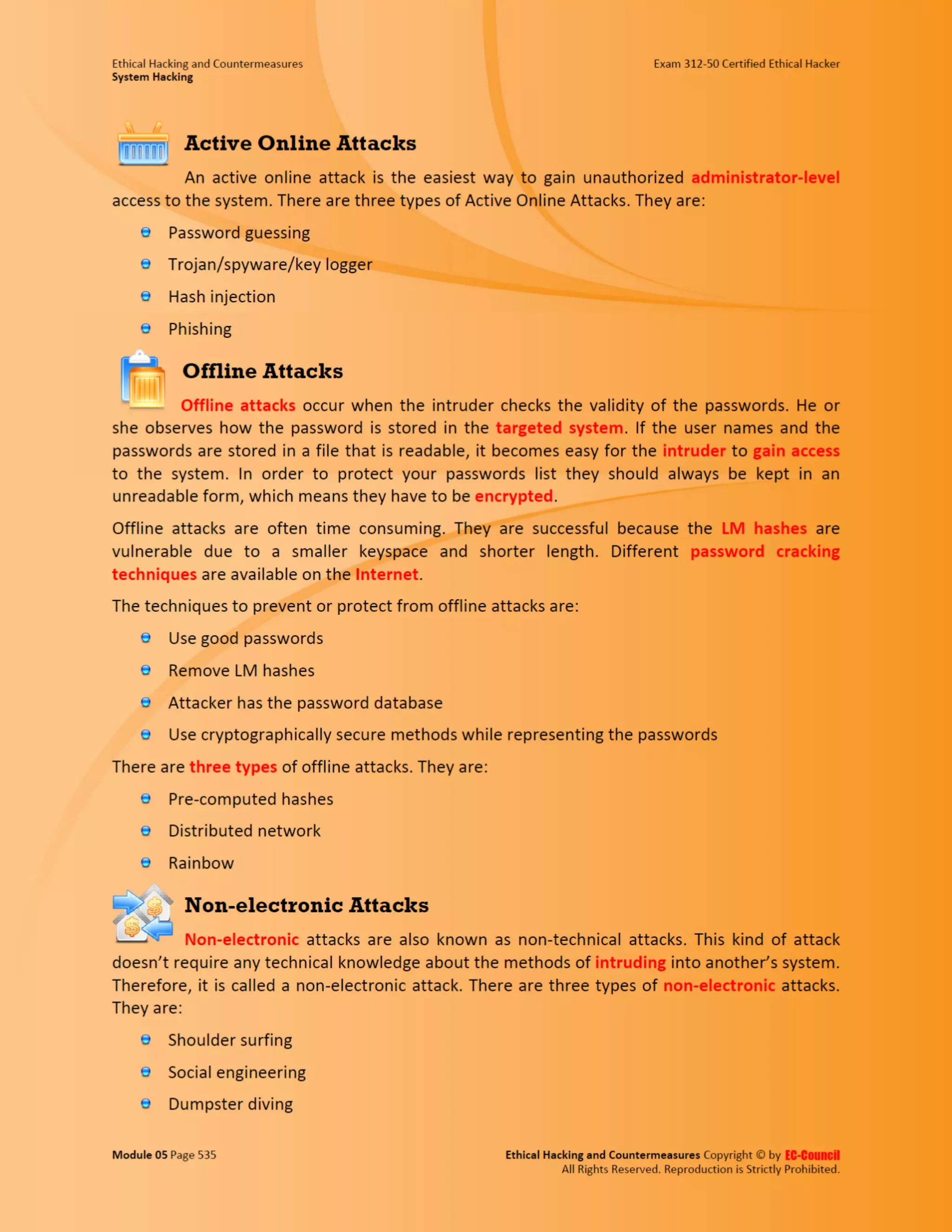 Cehv8 - Module 05: System Hacking