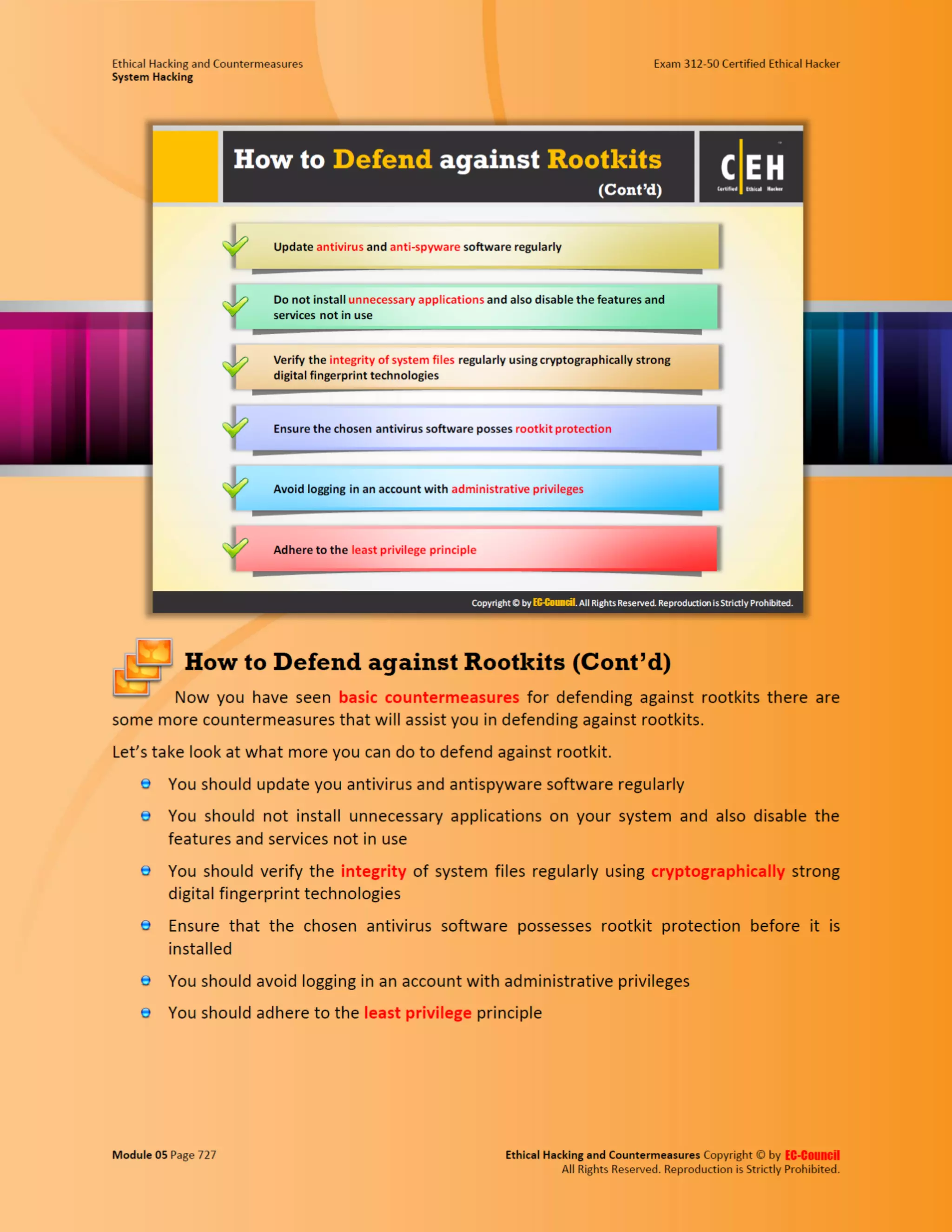 Cehv8 - Module 05: System Hacking