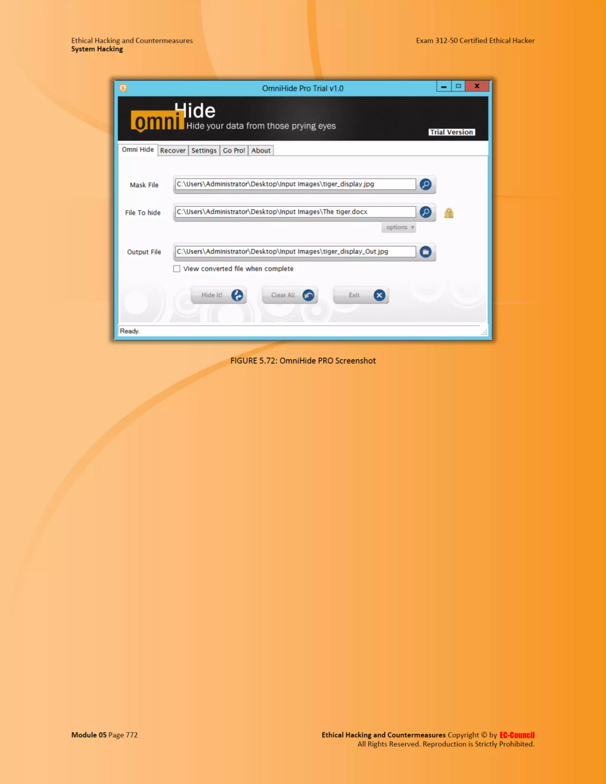 Cehv8 - Module 05: System Hacking