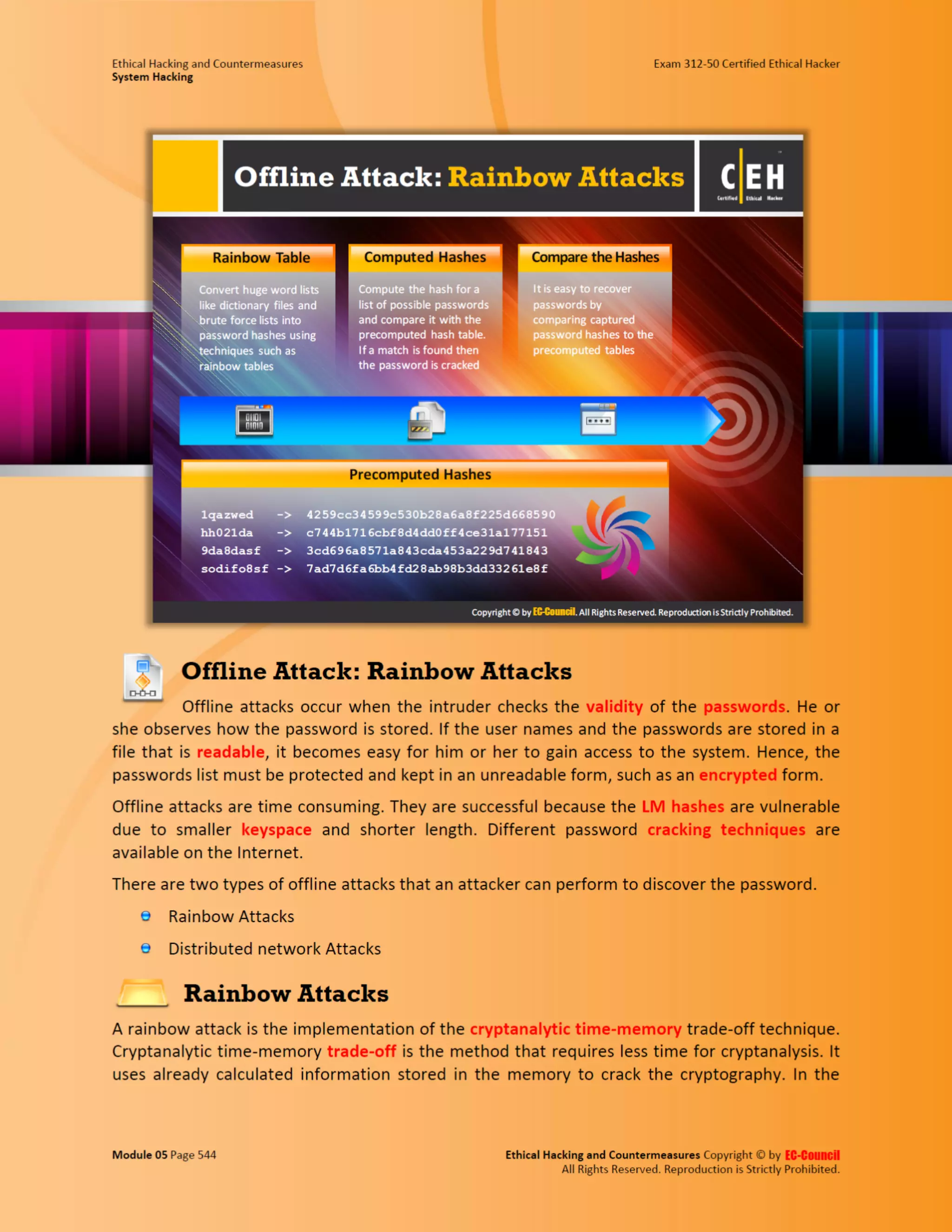 Cehv8 - Module 05: System Hacking