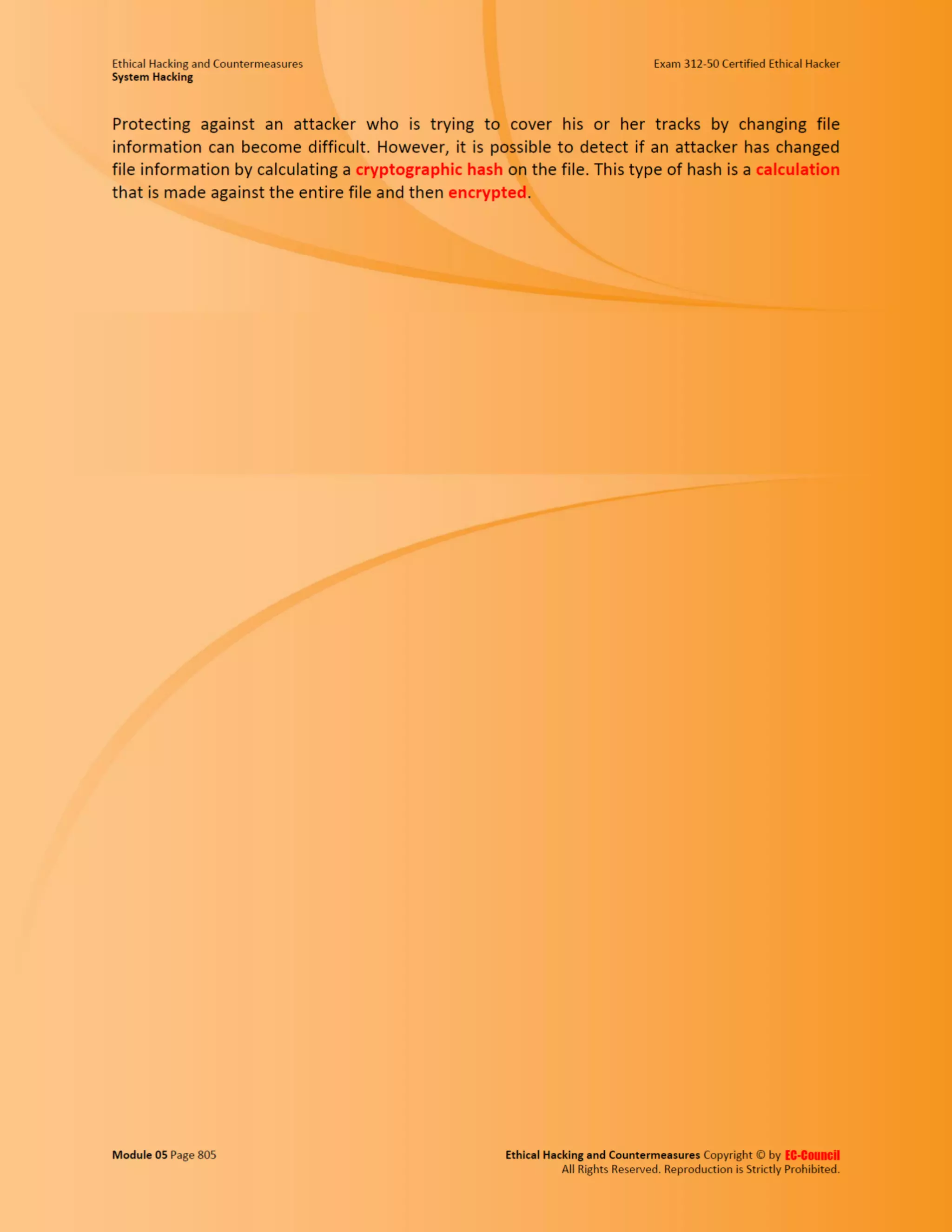 Cehv8 - Module 05: System Hacking