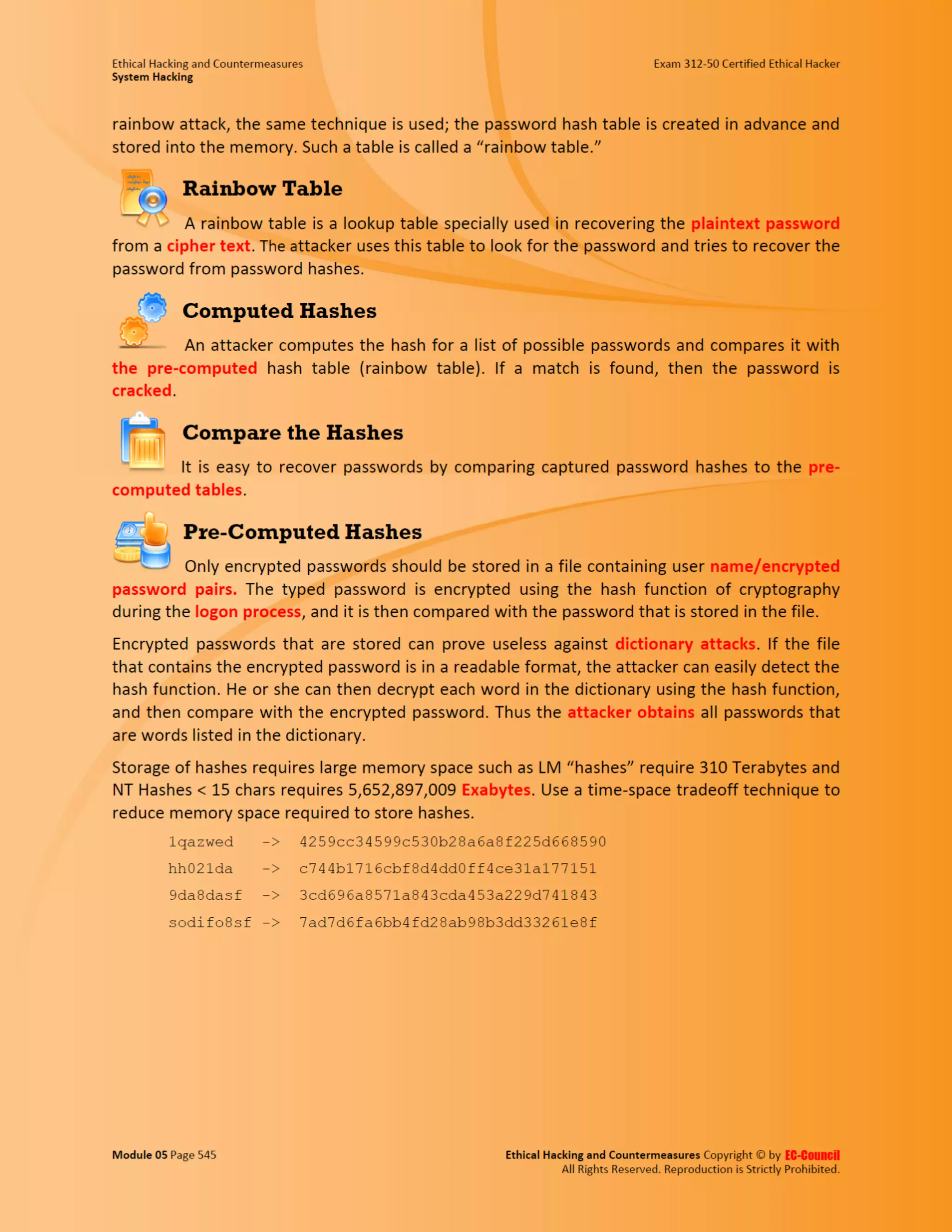 Cehv8 - Module 05: System Hacking