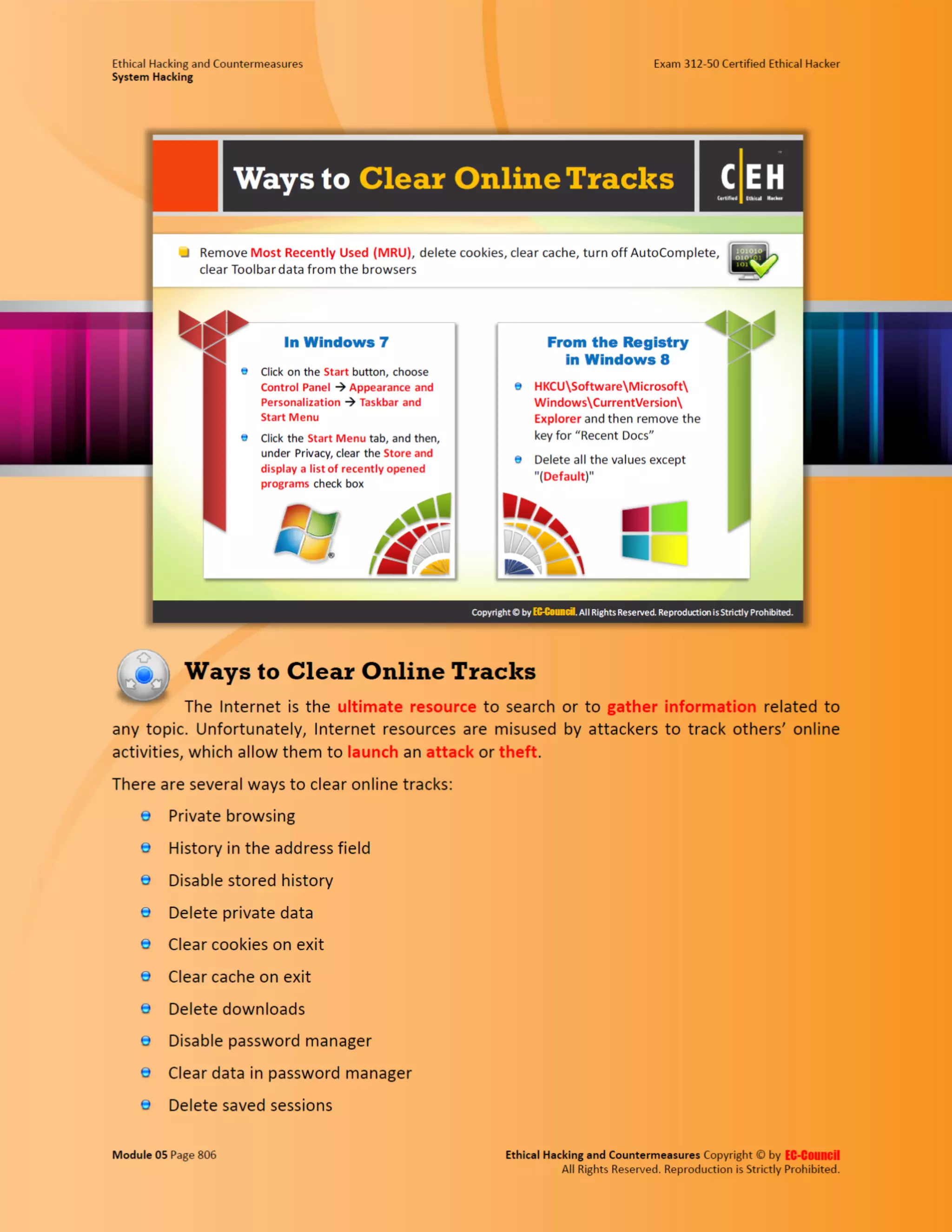 Cehv8 - Module 05: System Hacking