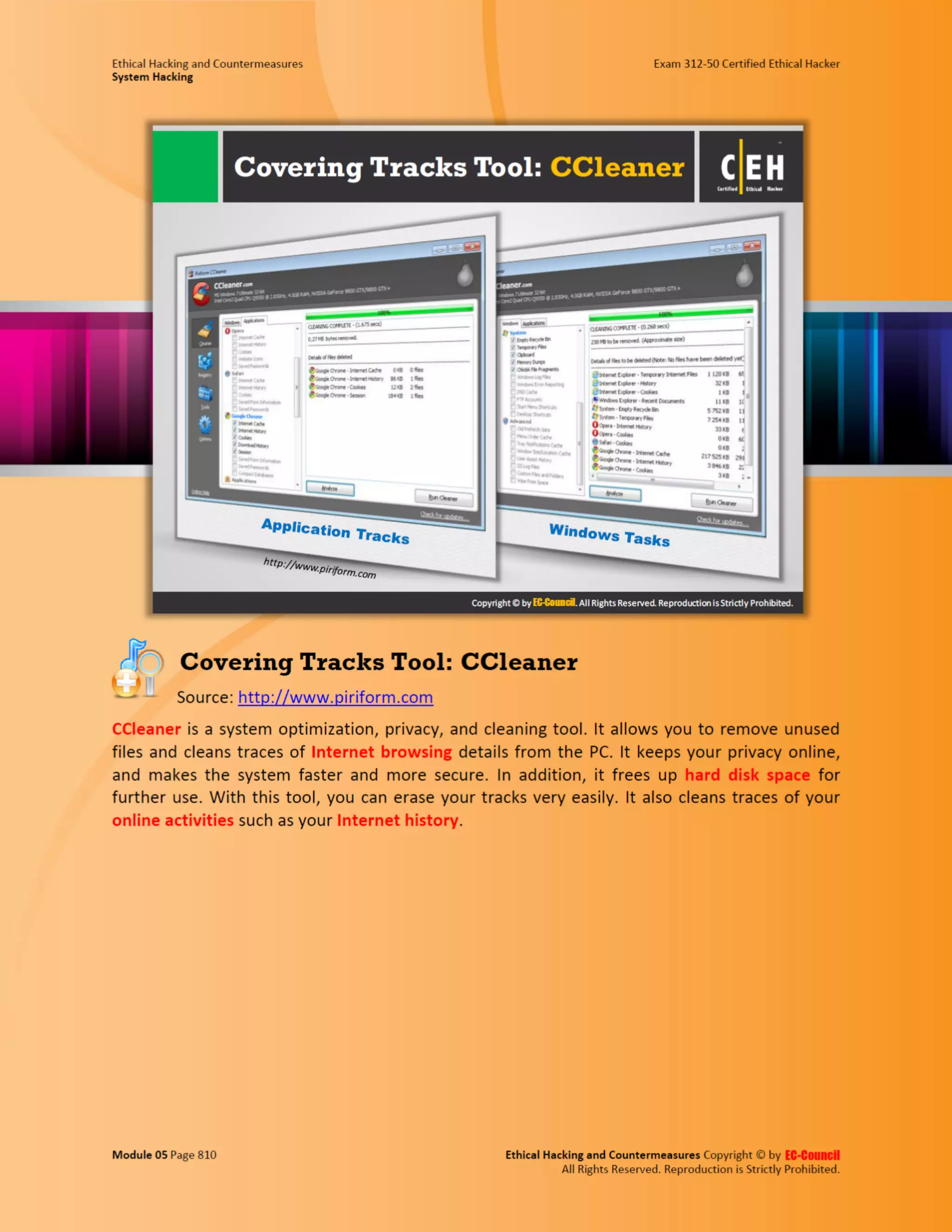Cehv8 - Module 05: System Hacking