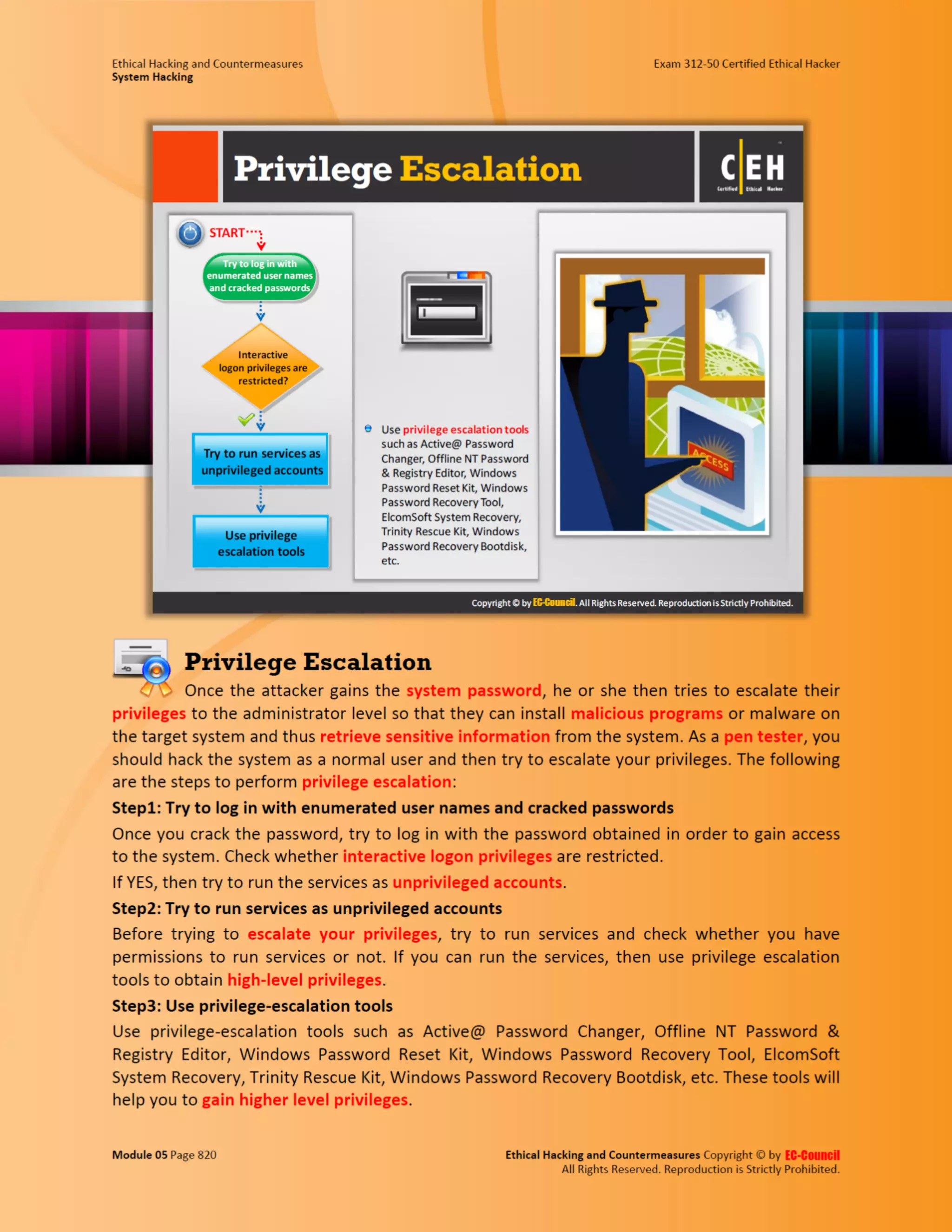 Cehv8 - Module 05: System Hacking