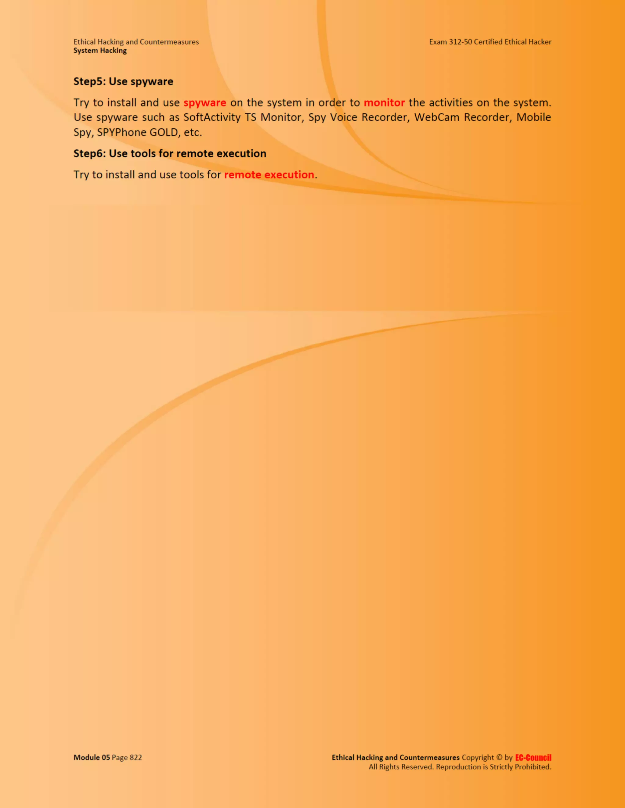 Cehv8 - Module 05: System Hacking