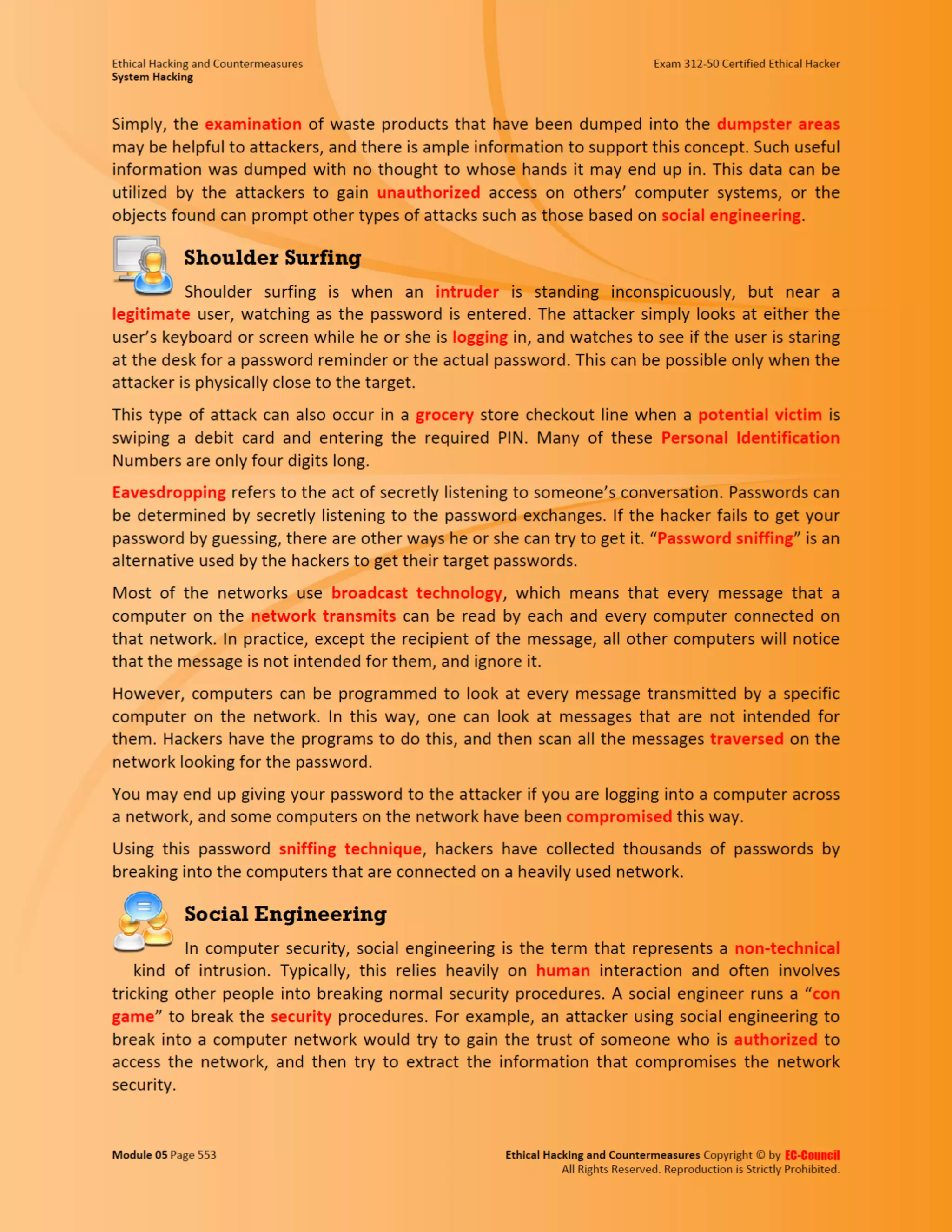 Cehv8 - Module 05: System Hacking