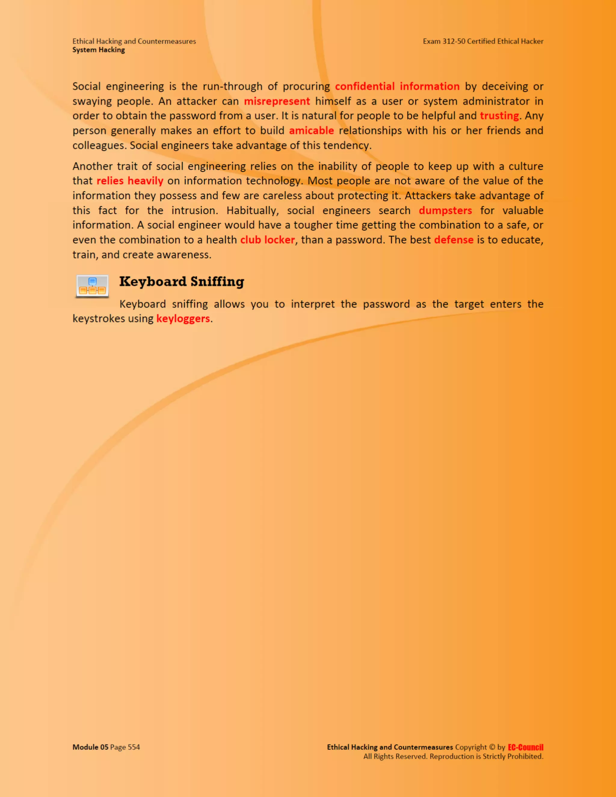 Cehv8 - Module 05: System Hacking