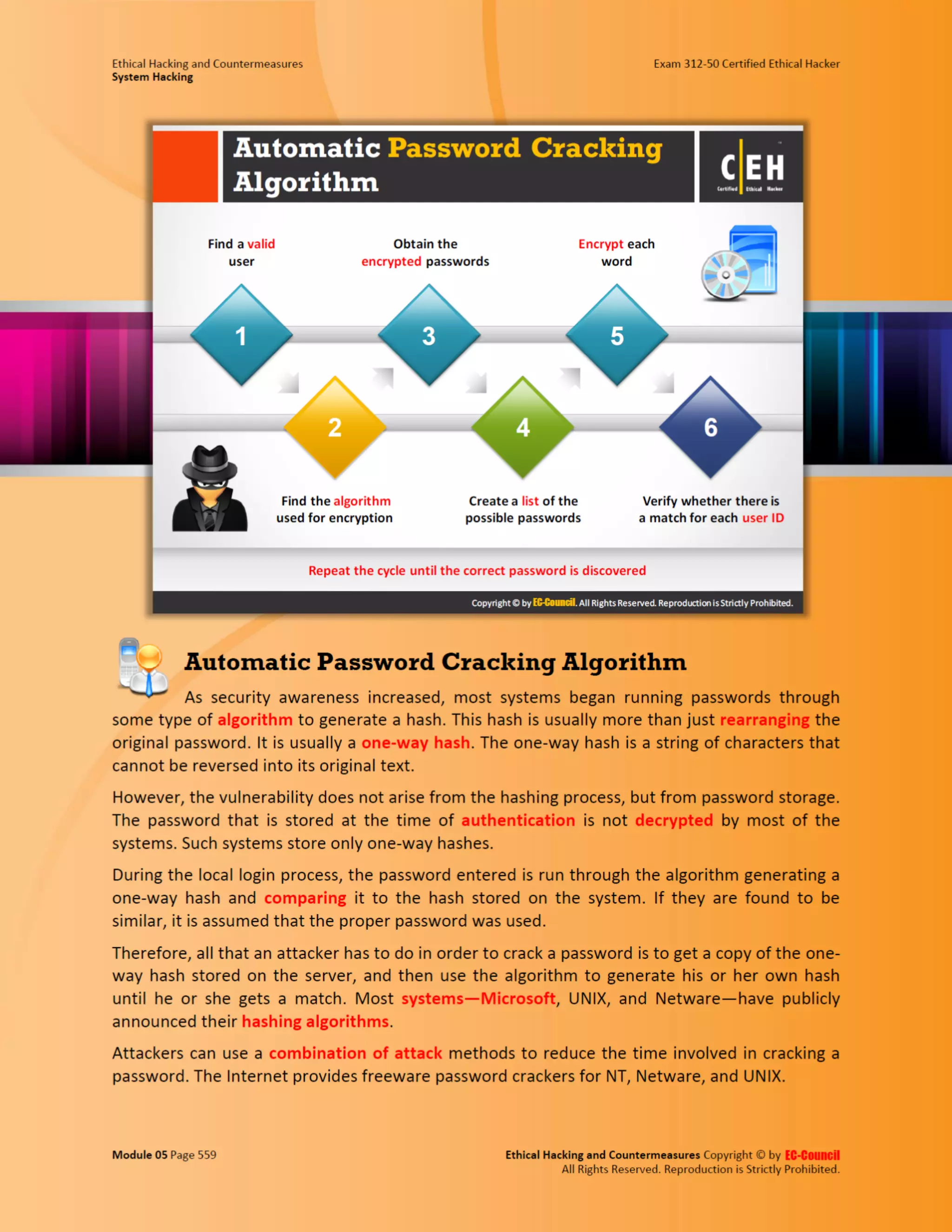 Cehv8 - Module 05: System Hacking