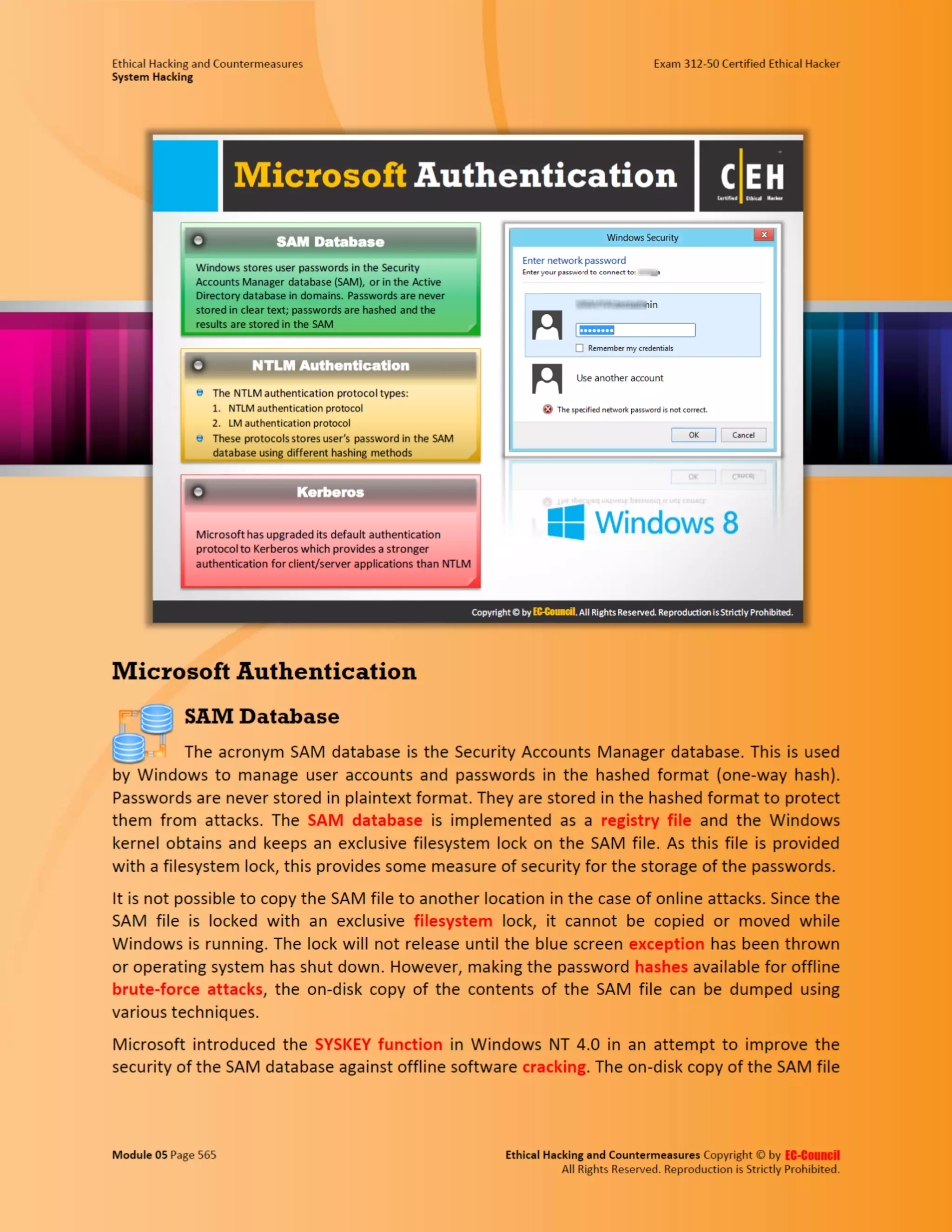 Cehv8 - Module 05: System Hacking