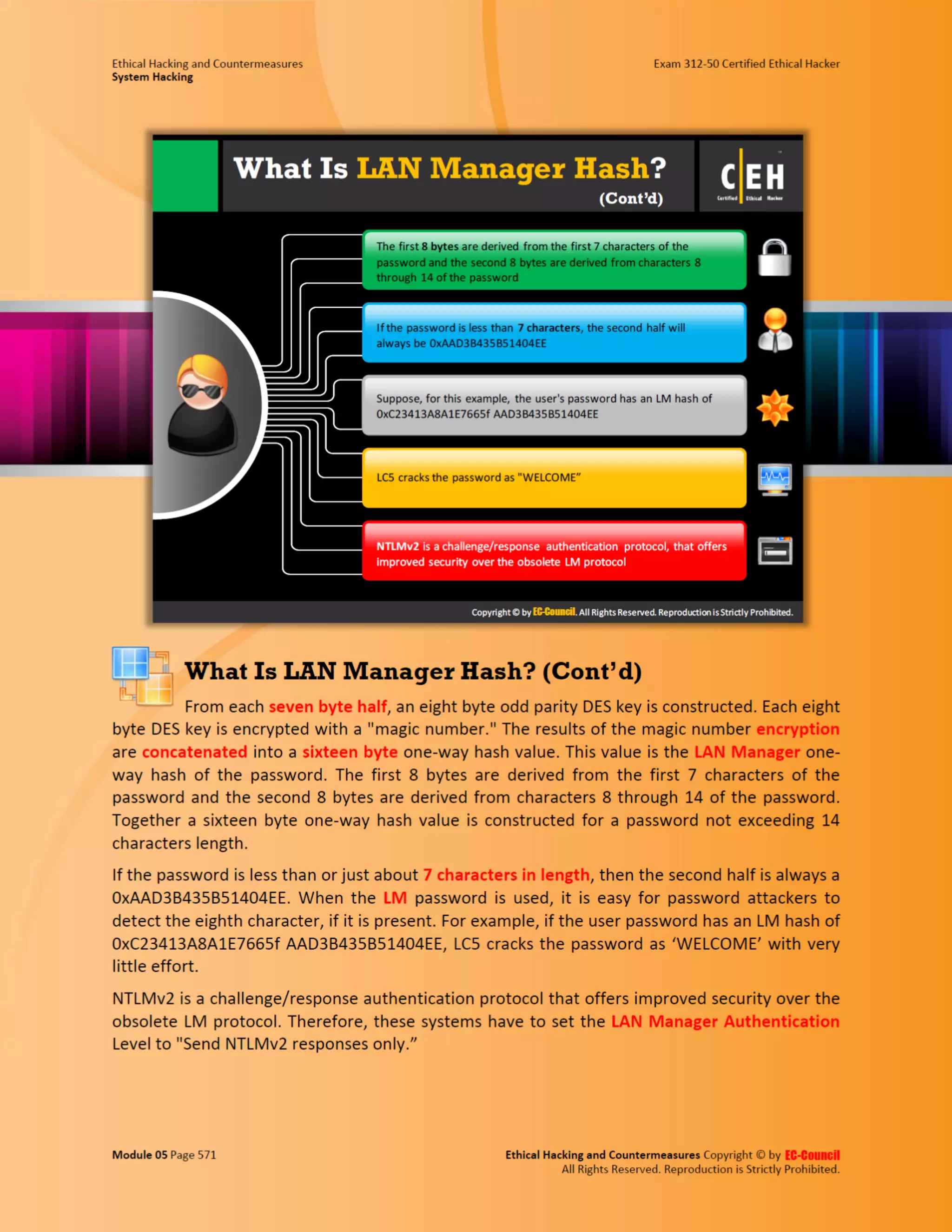 Cehv8 - Module 05: System Hacking