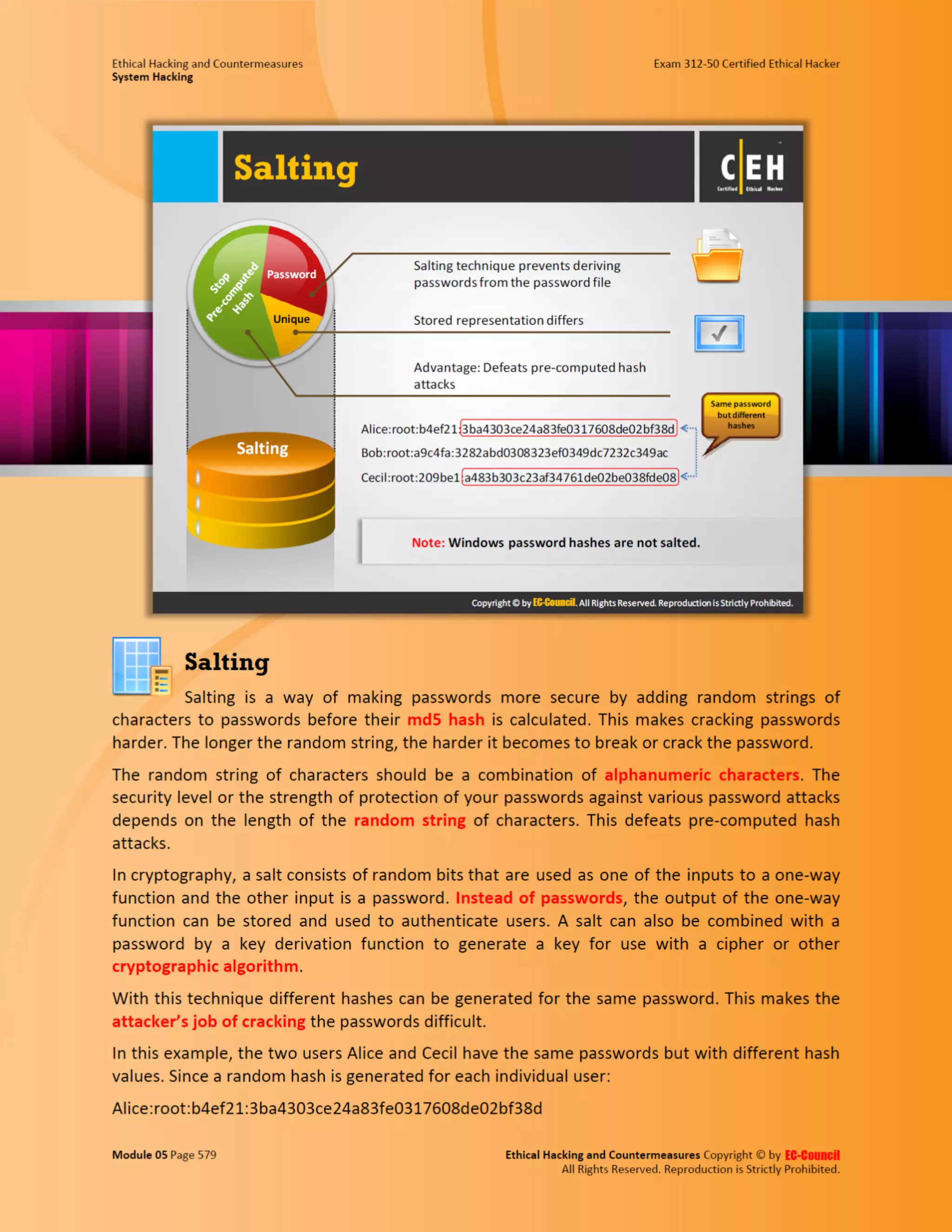 Cehv8 - Module 05: System Hacking