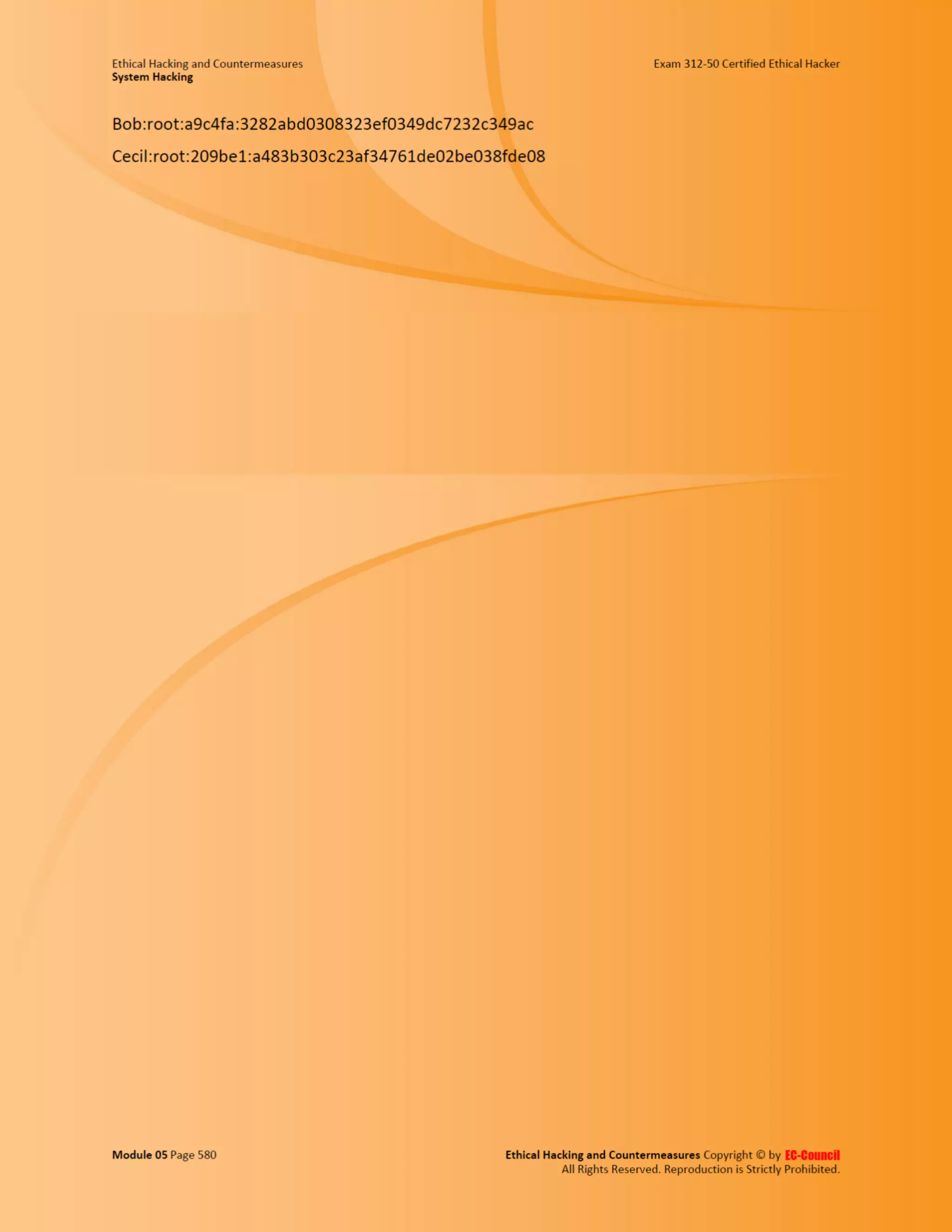 Cehv8 - Module 05: System Hacking