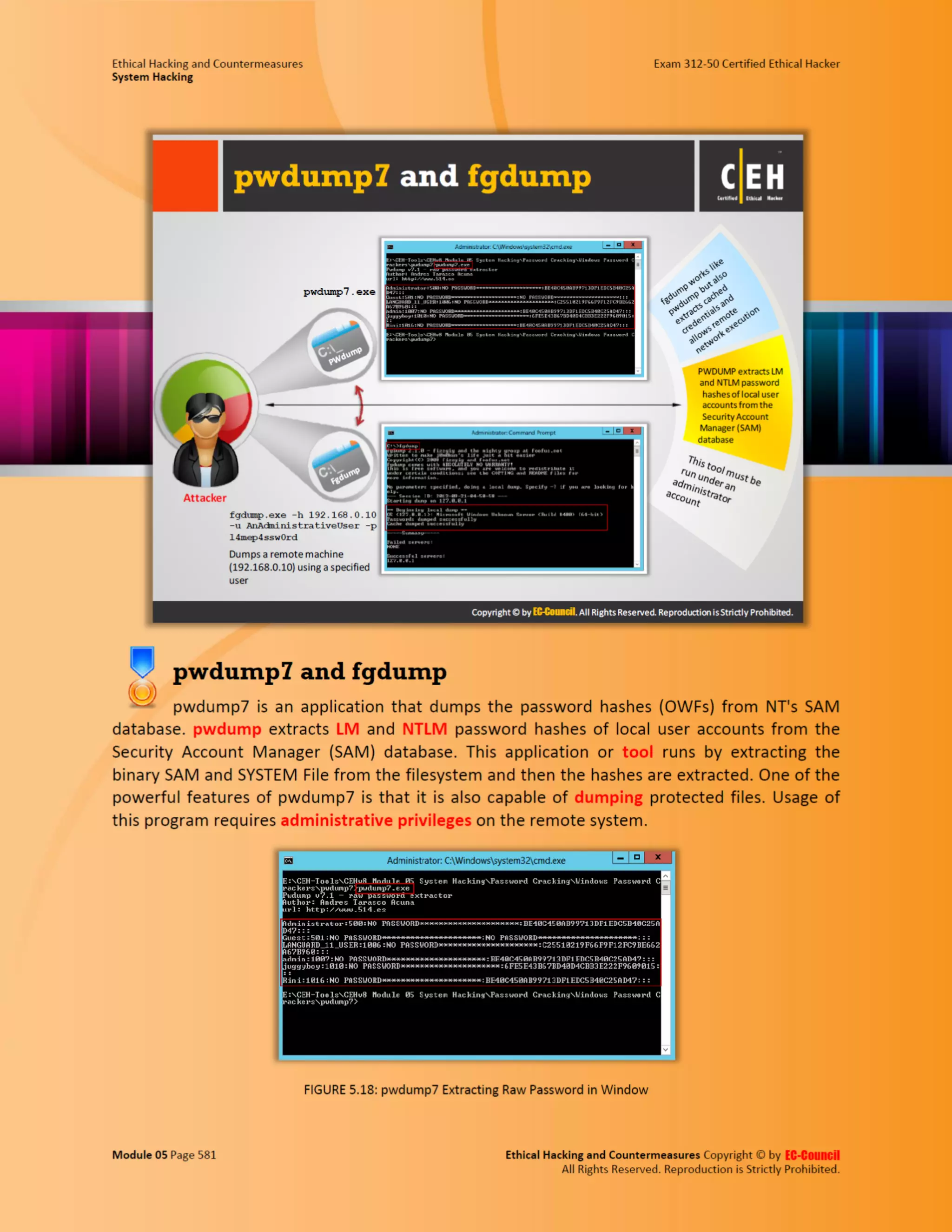 Cehv8 - Module 05: System Hacking