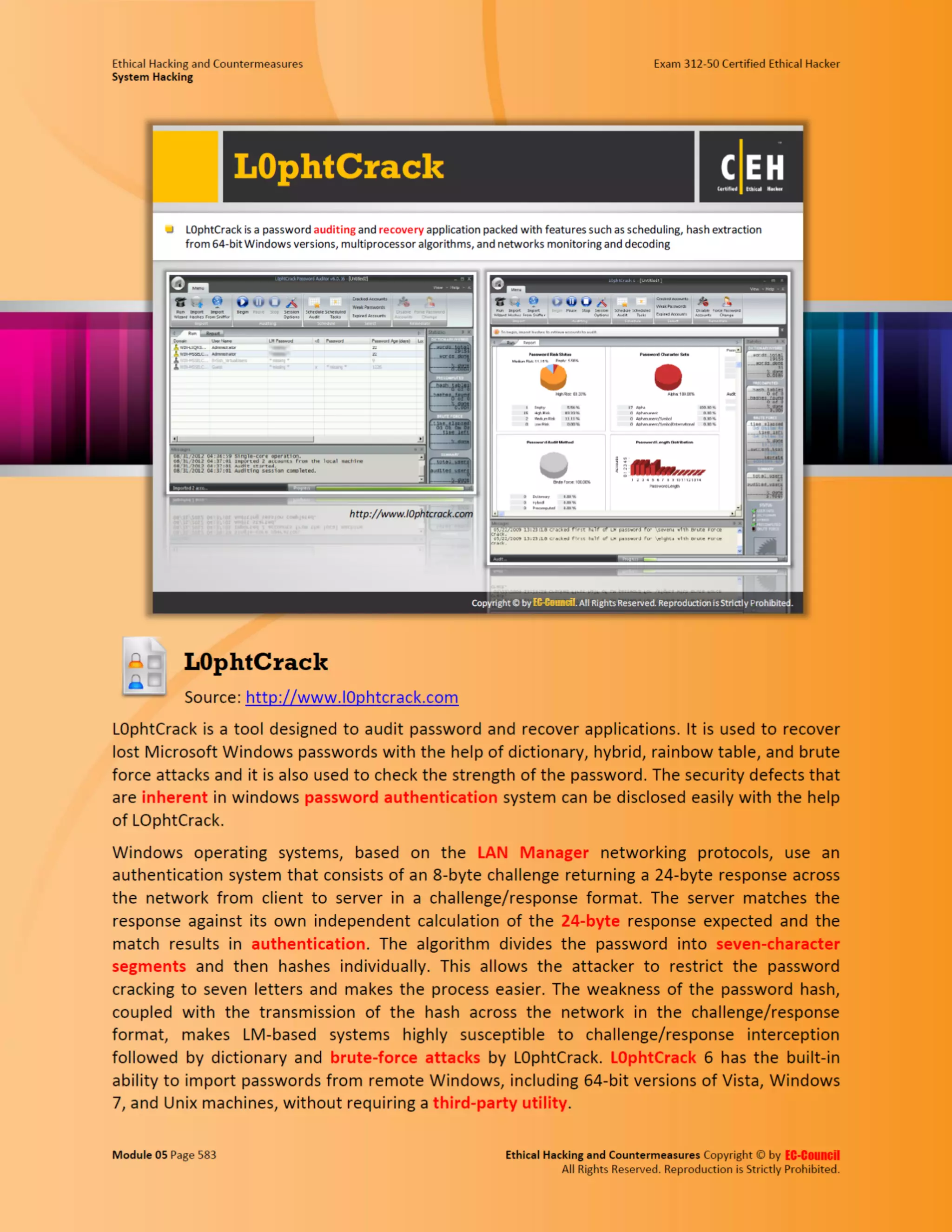 Cehv8 - Module 05: System Hacking