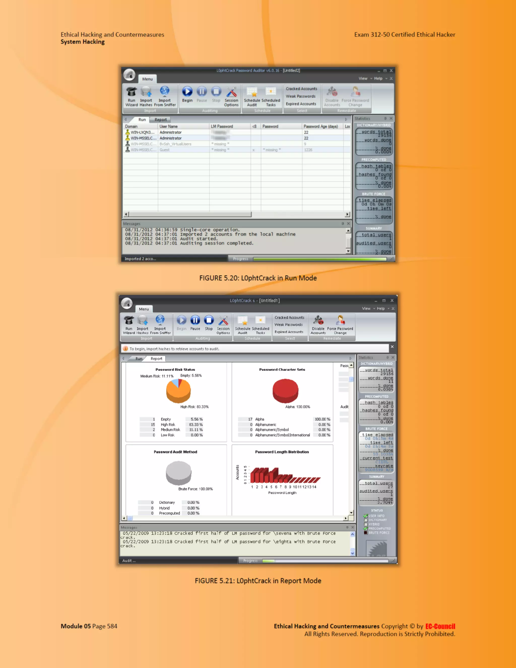 Cehv8 - Module 05: System Hacking