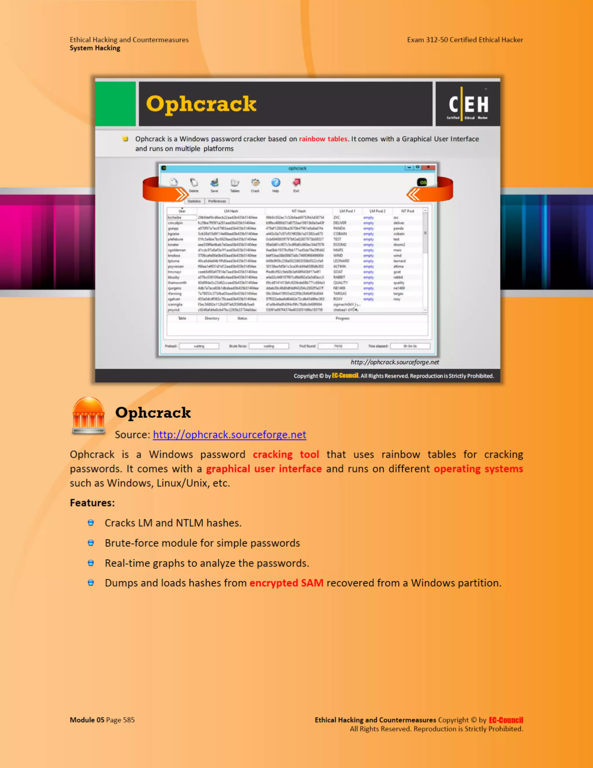Cehv8 - Module 05: System Hacking