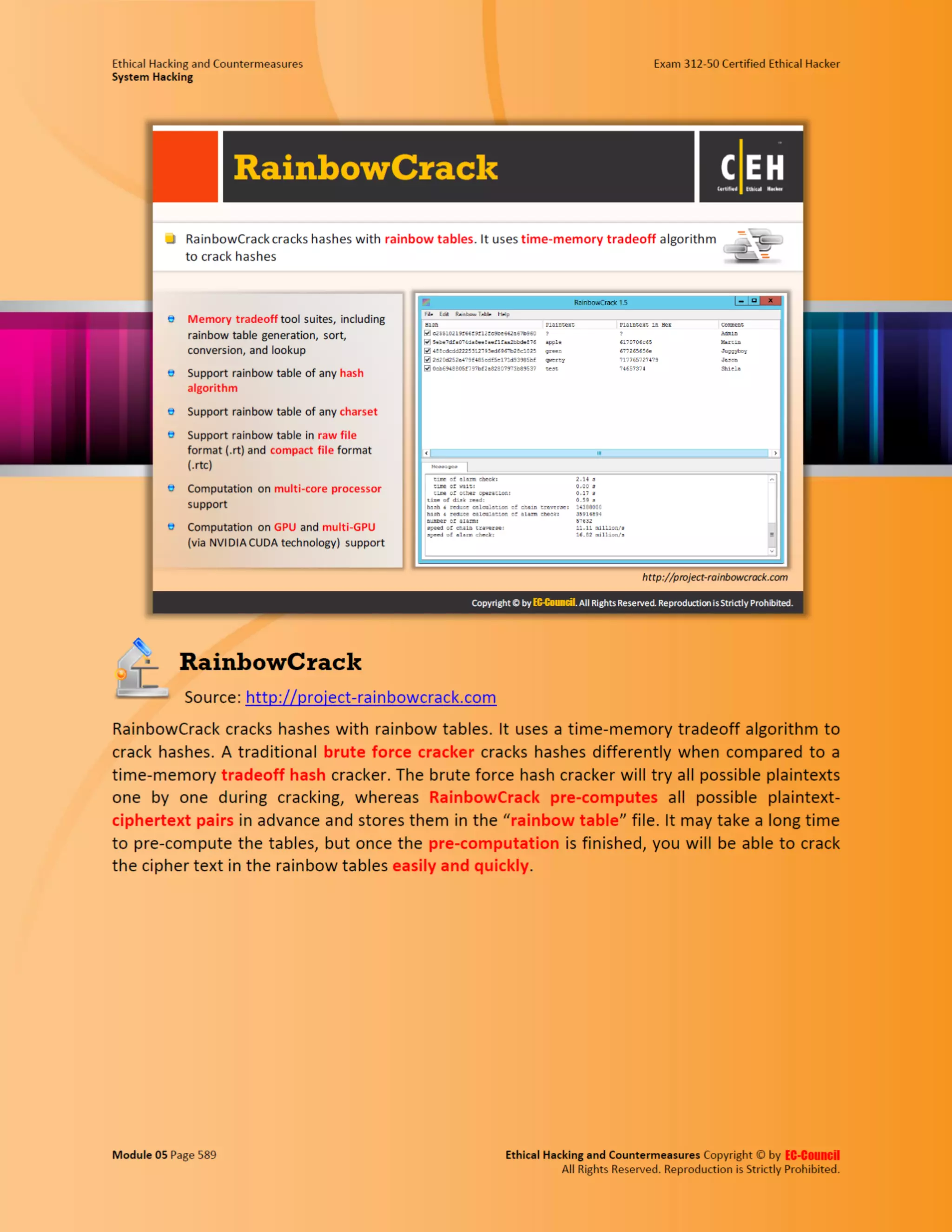 Cehv8 - Module 05: System Hacking