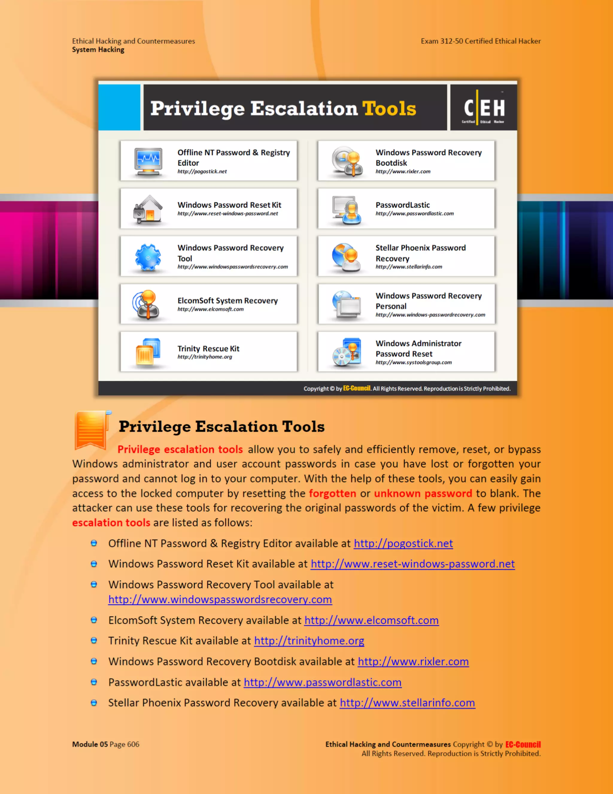 Cehv8 - Module 05: System Hacking