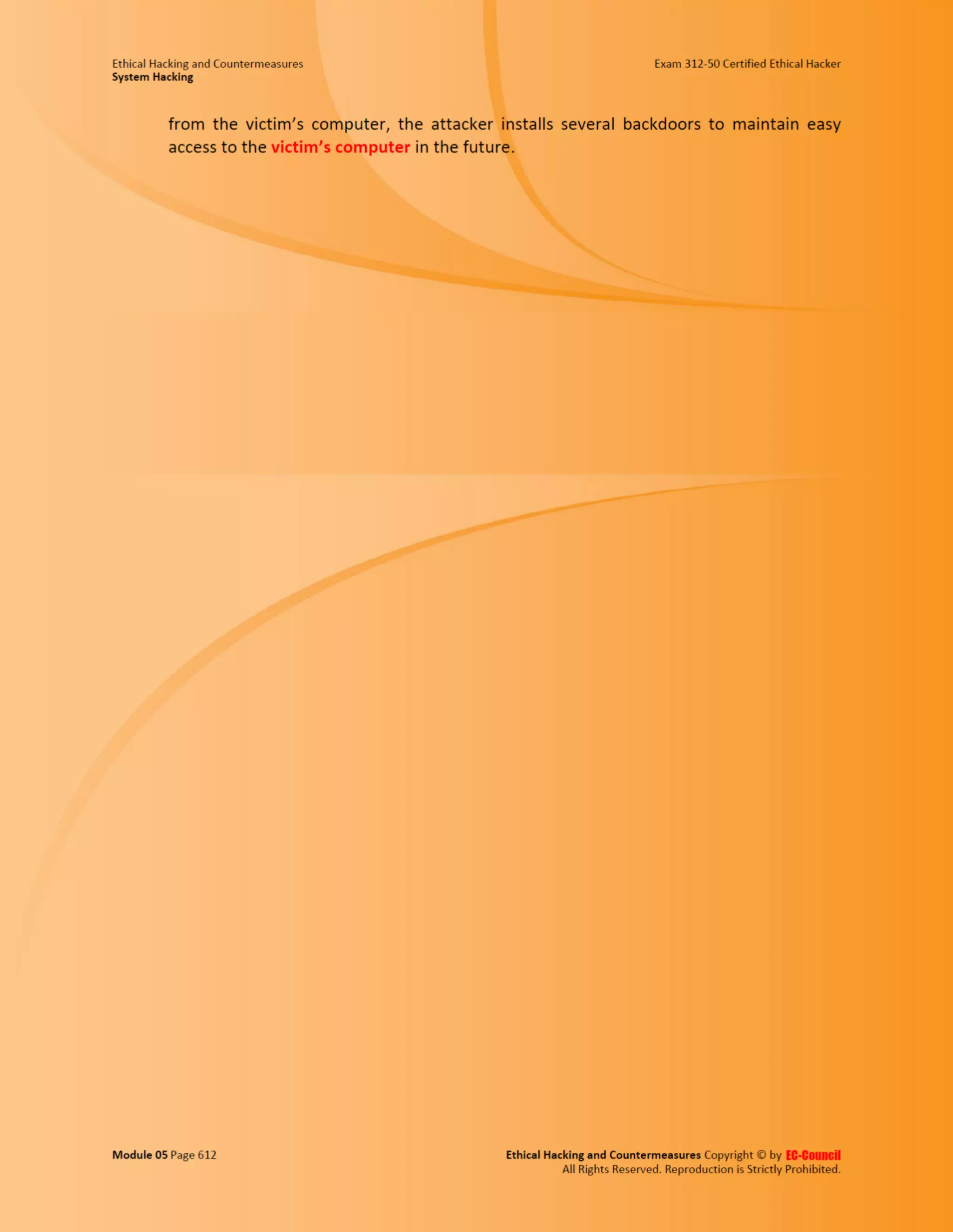 Cehv8 - Module 05: System Hacking