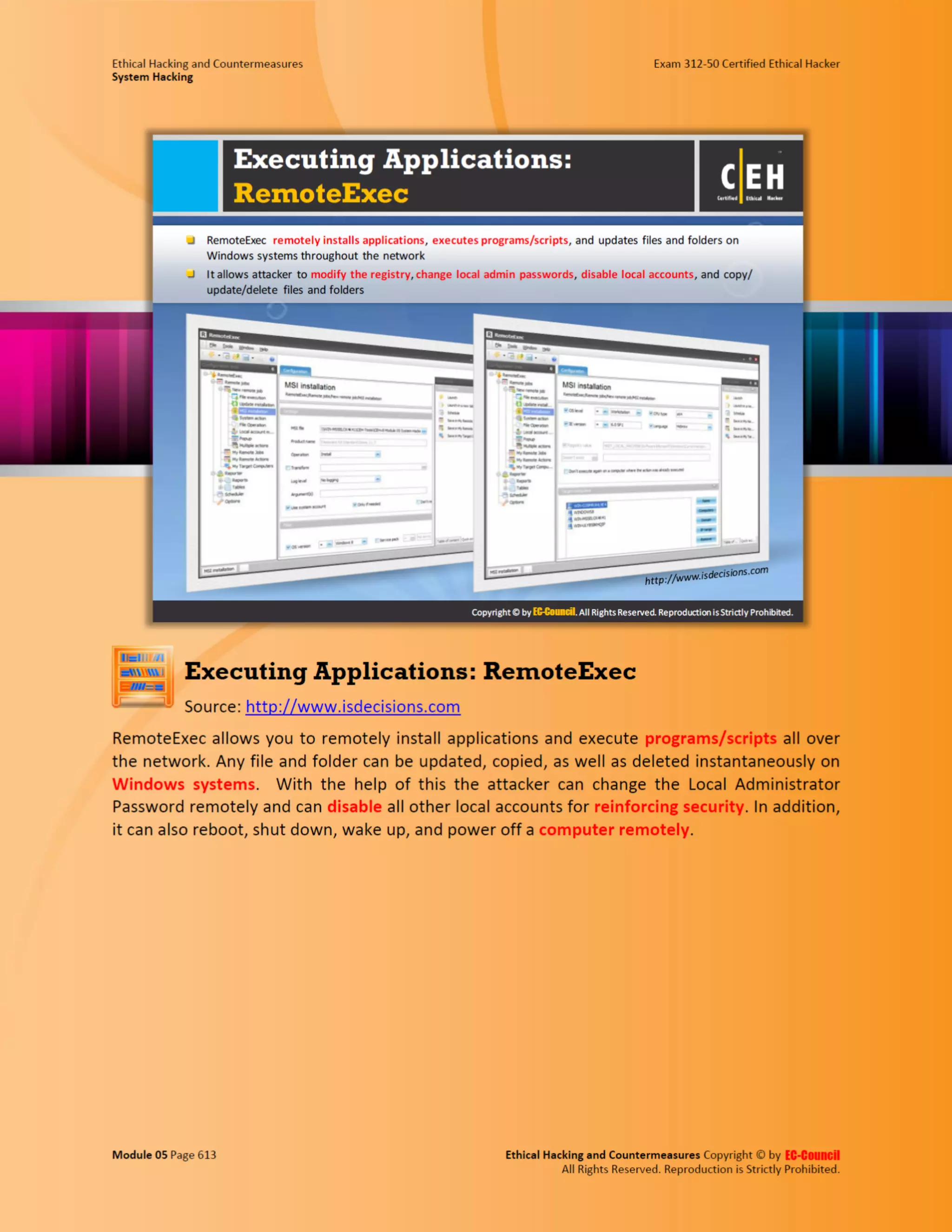 Cehv8 - Module 05: System Hacking