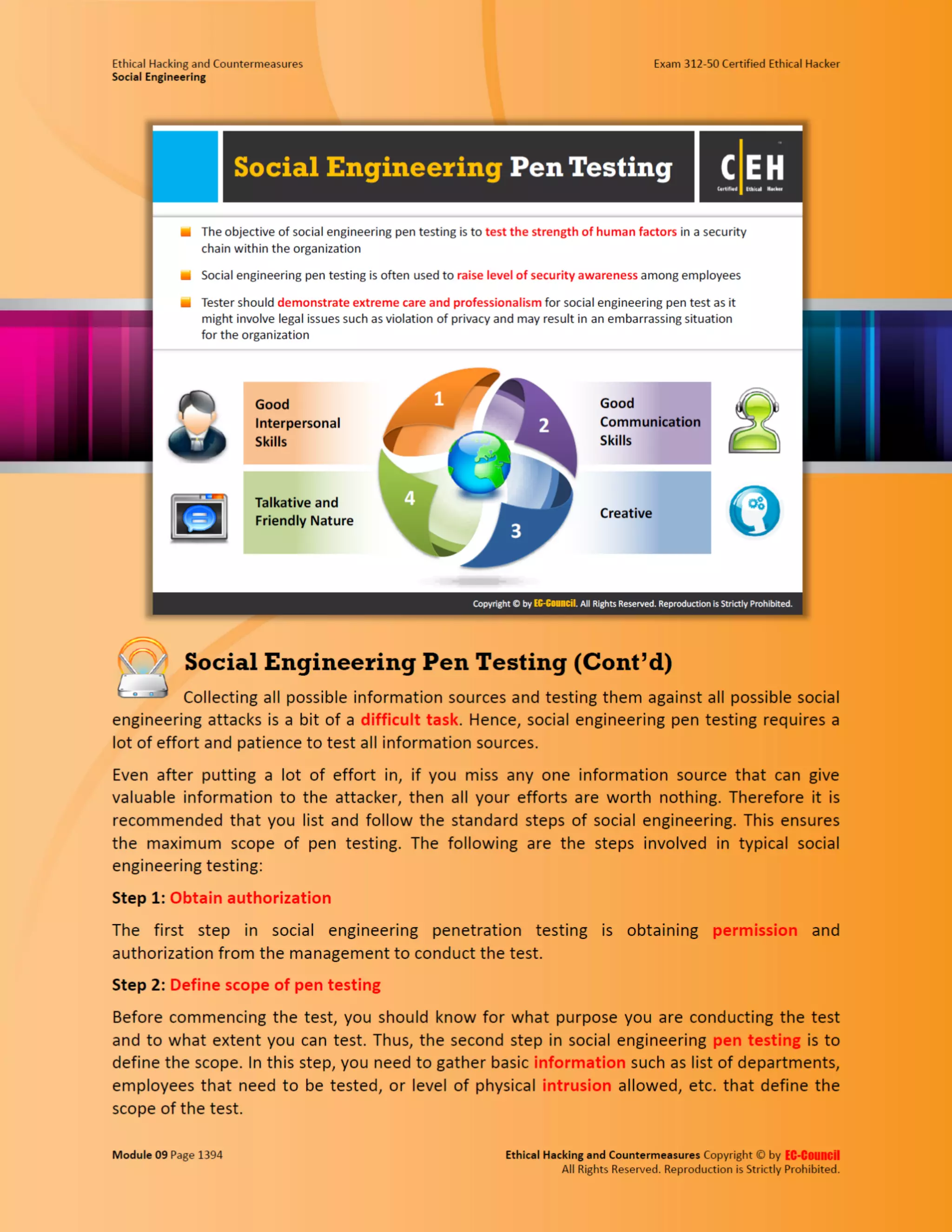 Cehv8 - Module 09: Social Engineering.