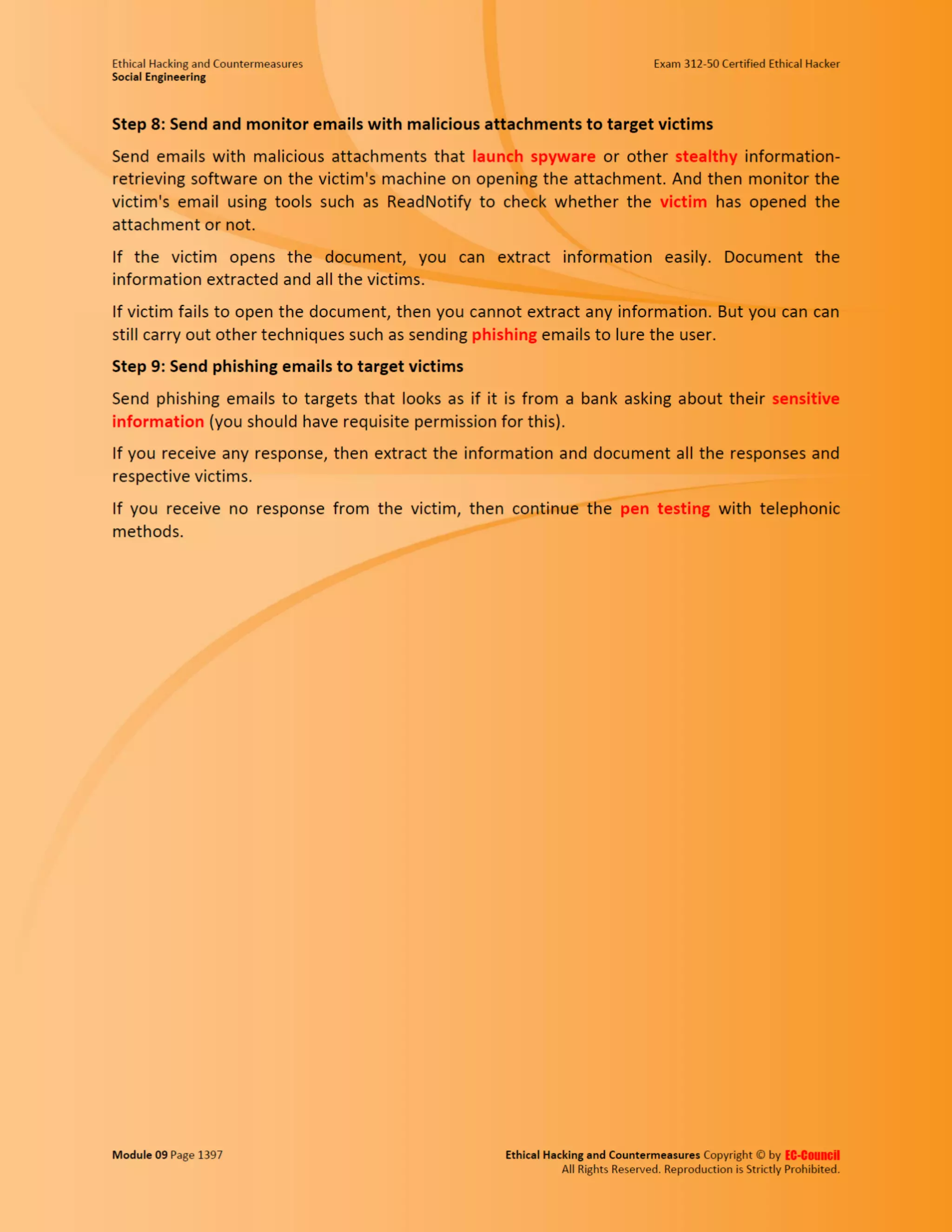 Cehv8 - Module 09: Social Engineering.