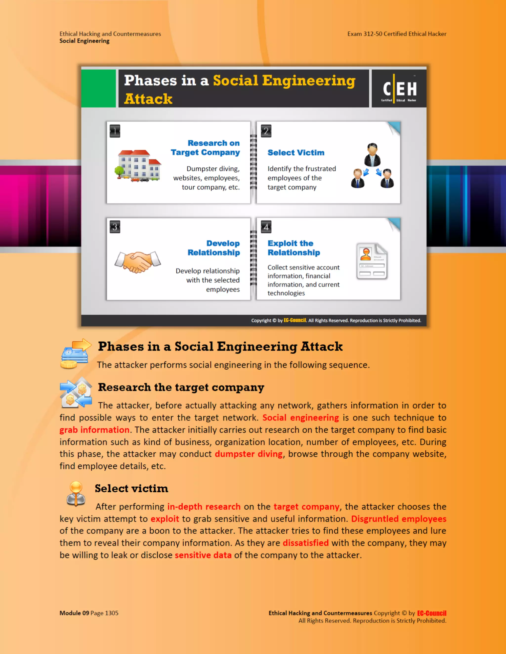 Cehv8 - Module 09: Social Engineering.