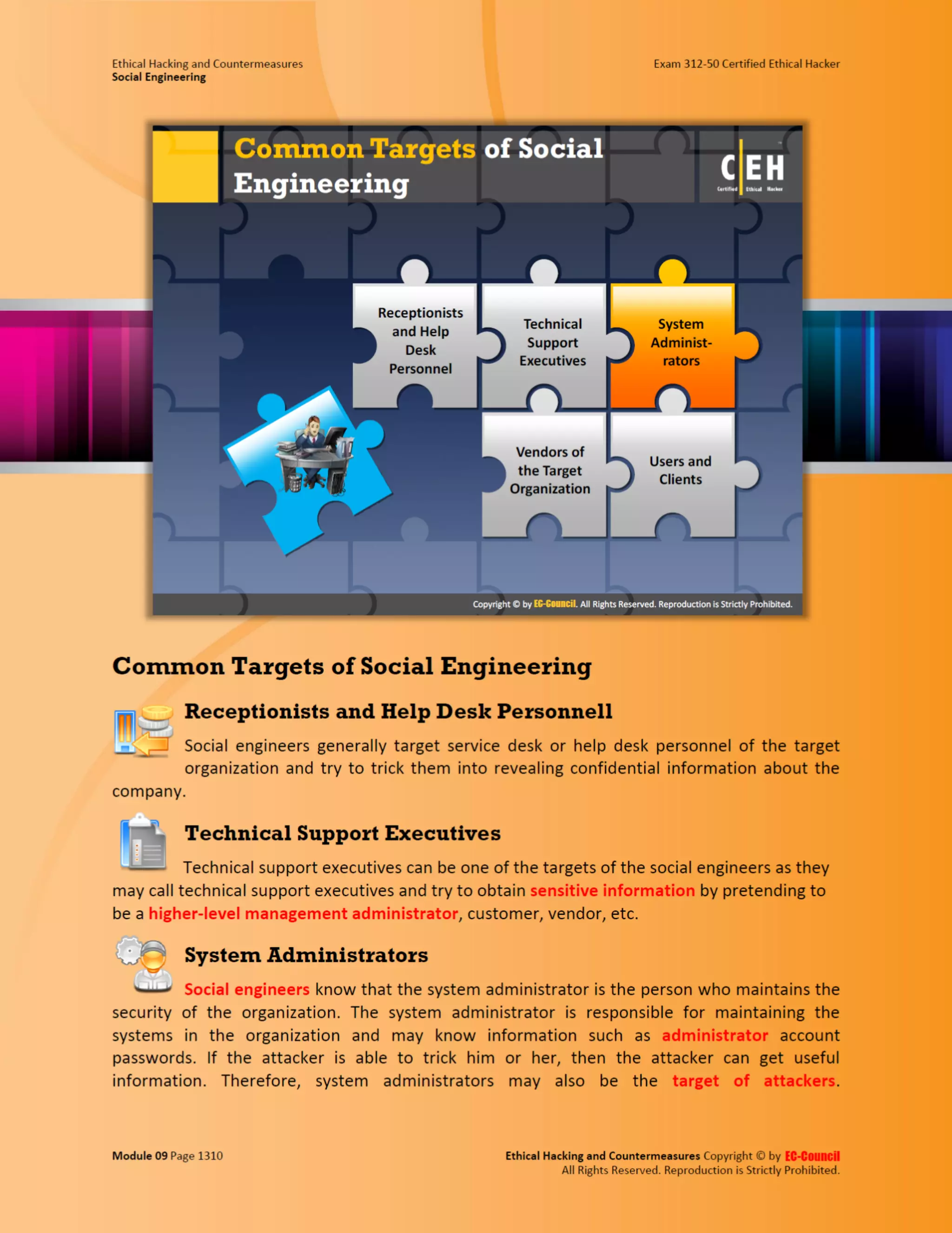 Cehv8 - Module 09: Social Engineering.