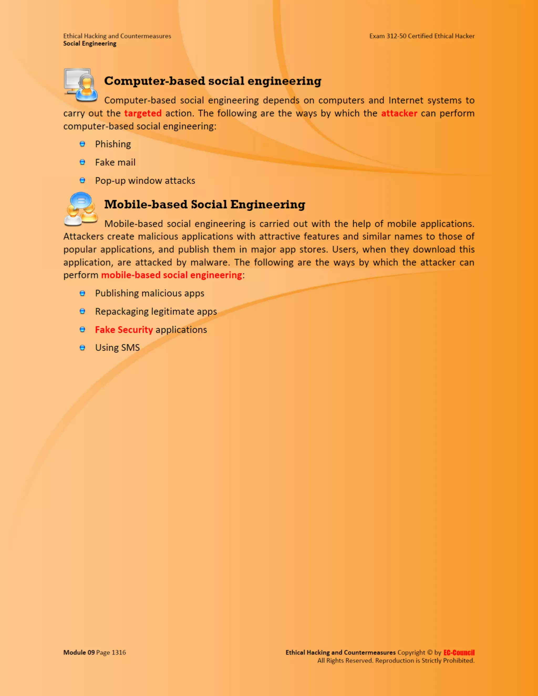 Cehv8 - Module 09: Social Engineering.