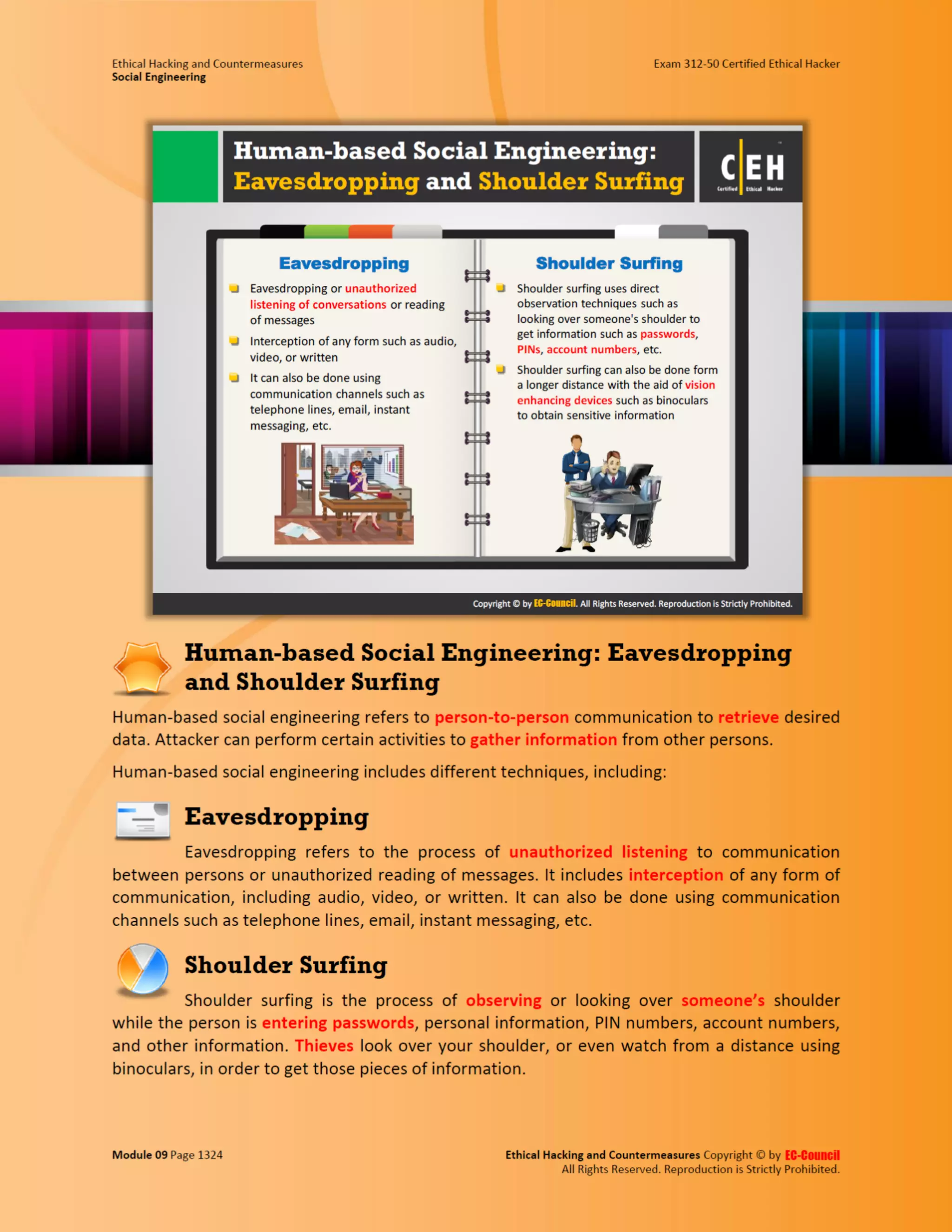 Cehv8 - Module 09: Social Engineering.