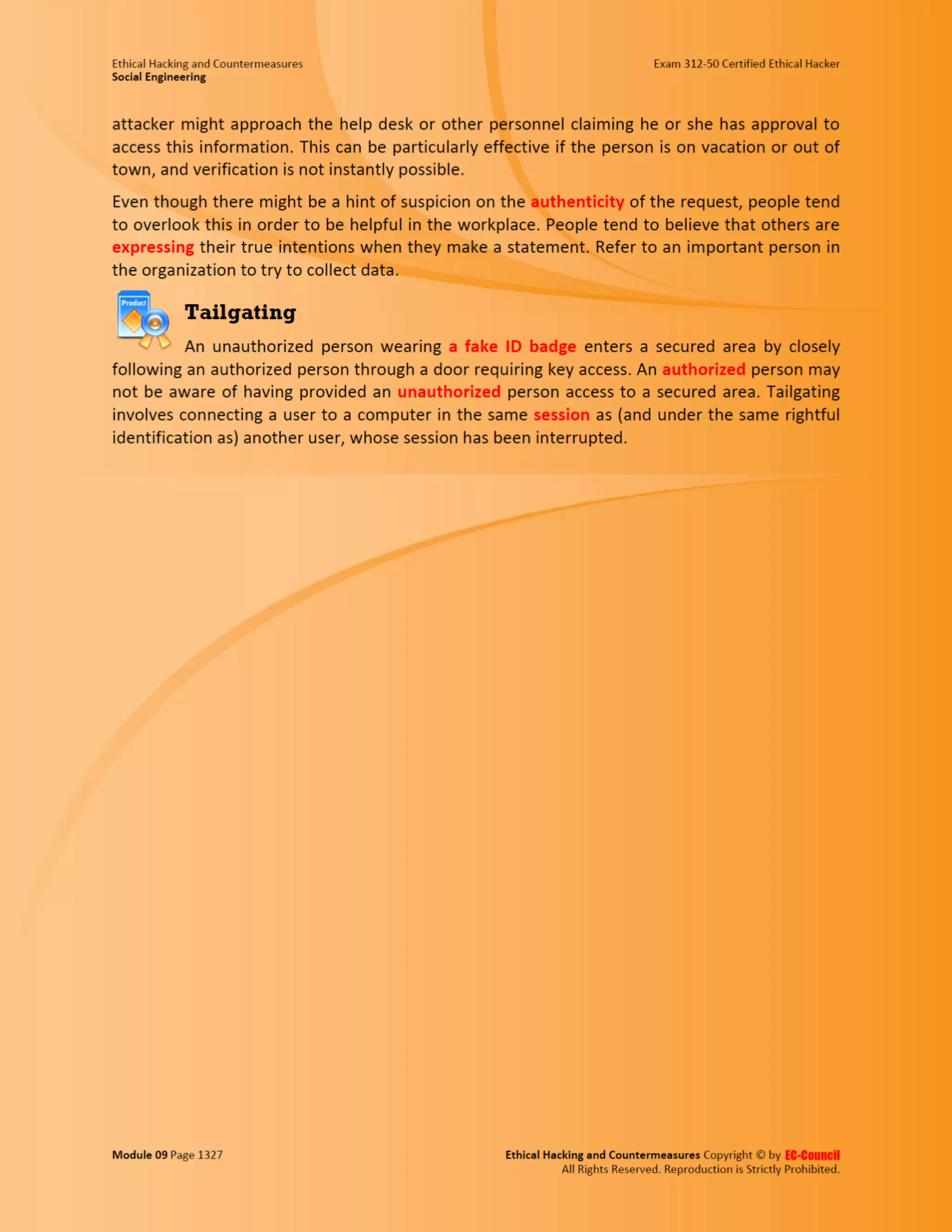 Cehv8 - Module 09: Social Engineering.