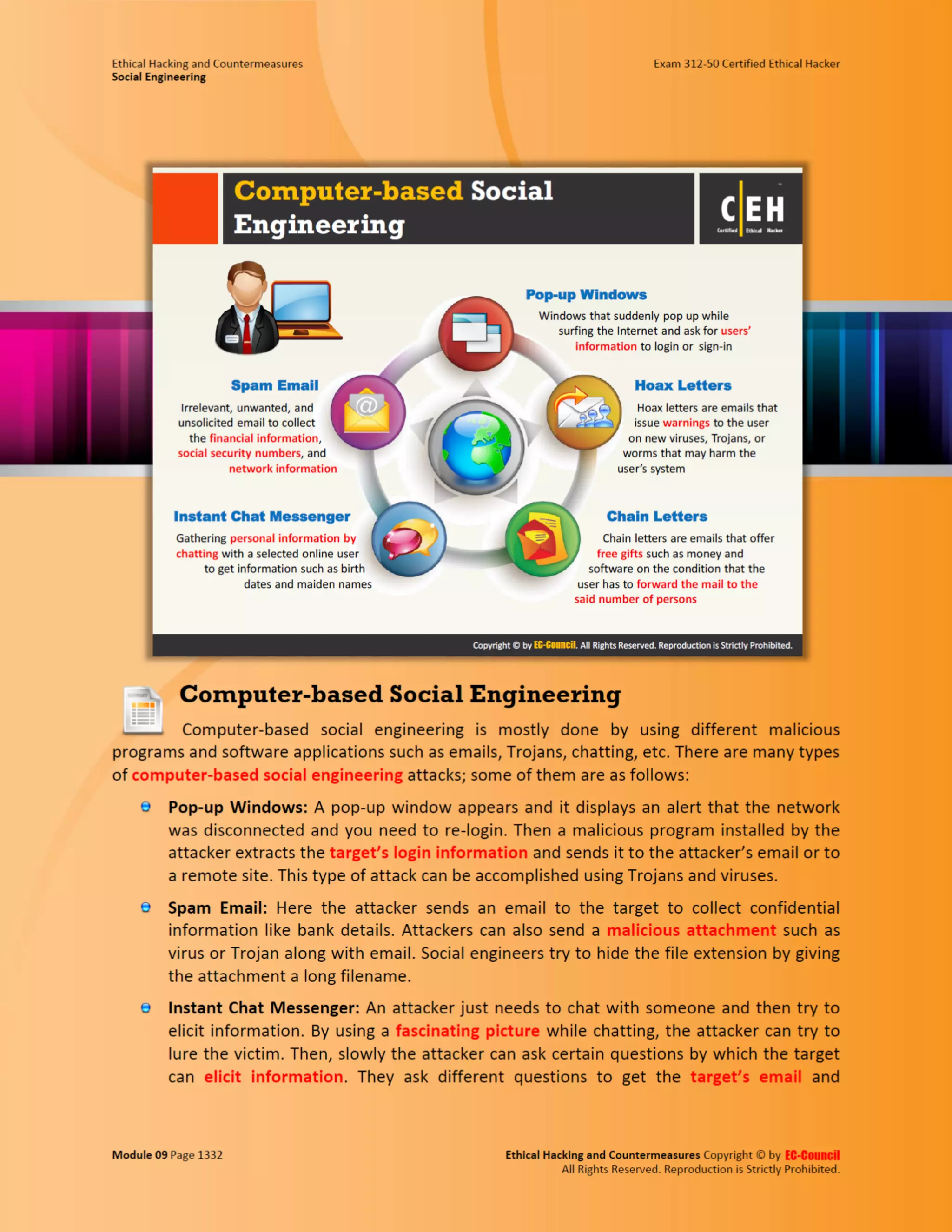 Cehv8 - Module 09: Social Engineering.